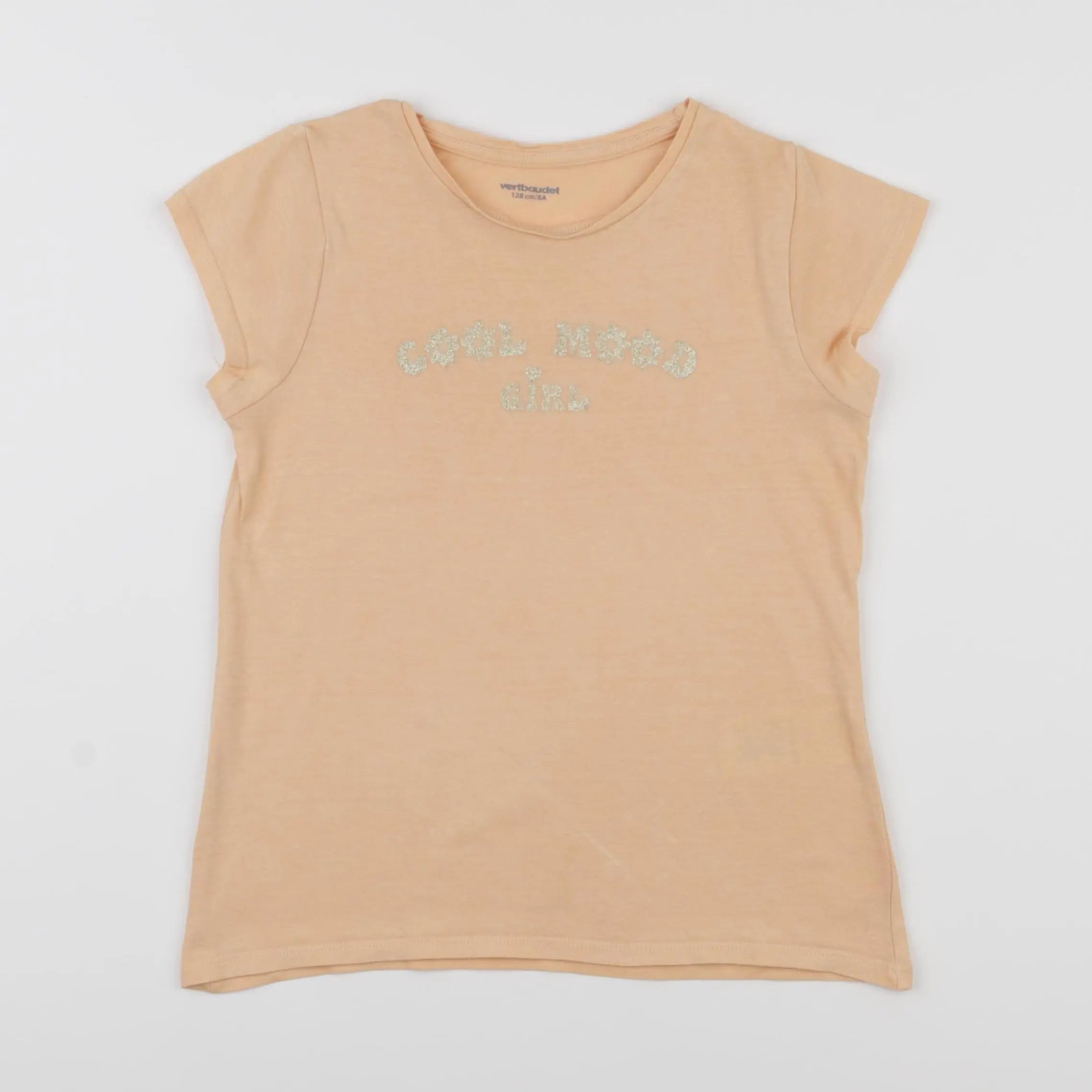 Vertbaudet - tee-shirt rose - 8 ans