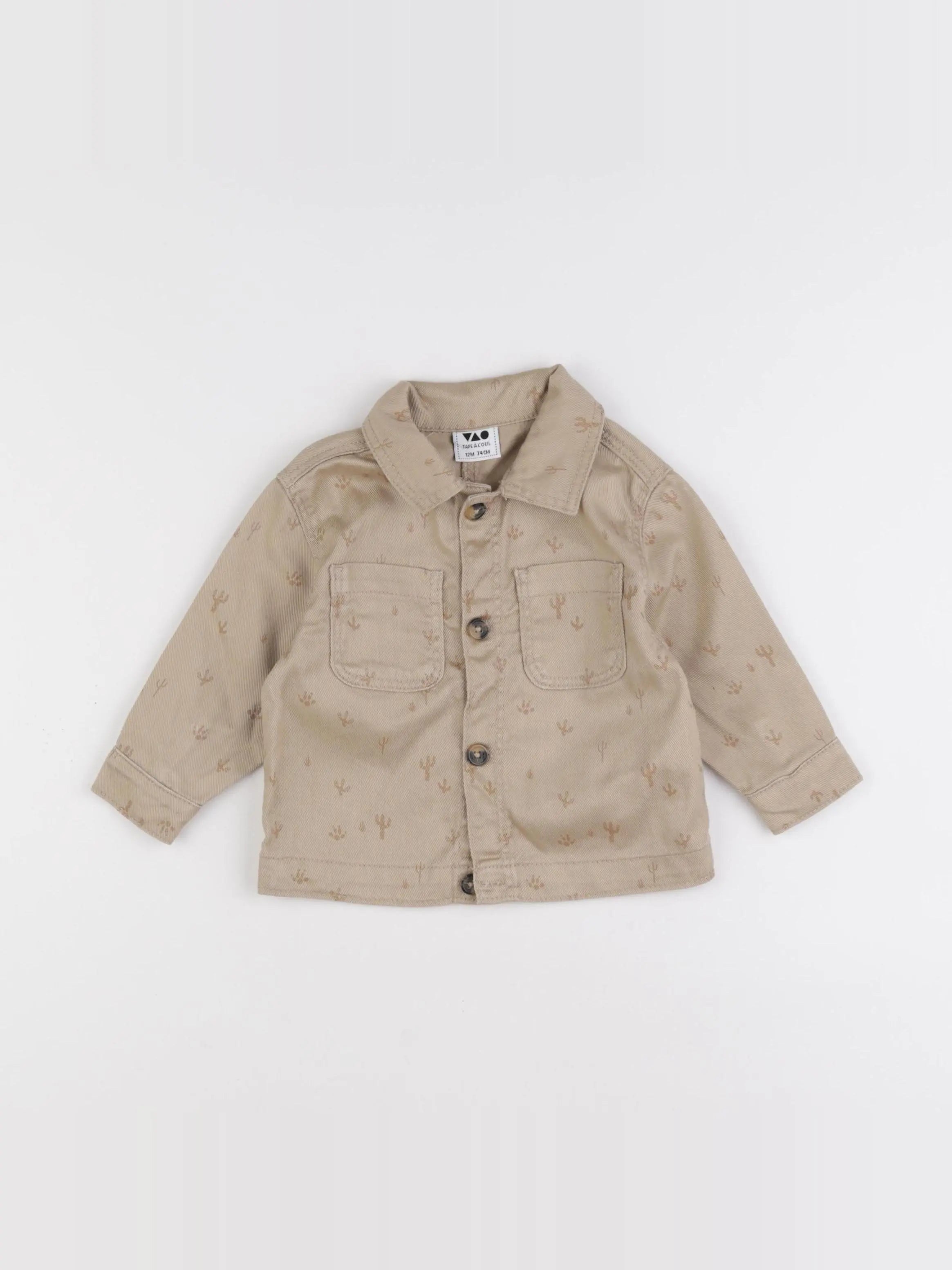 Tape à l'oeil - veste marron - 12 mois