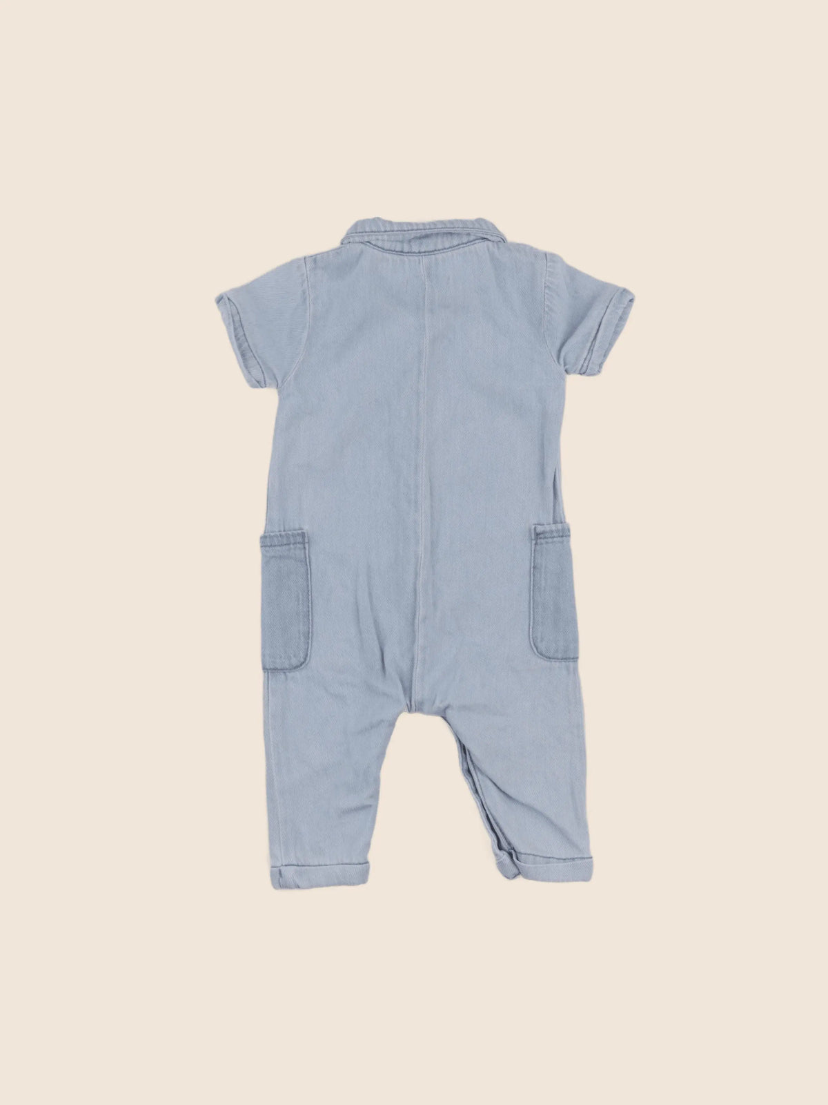 Vertbaudet - combinaison bleu - 6 mois