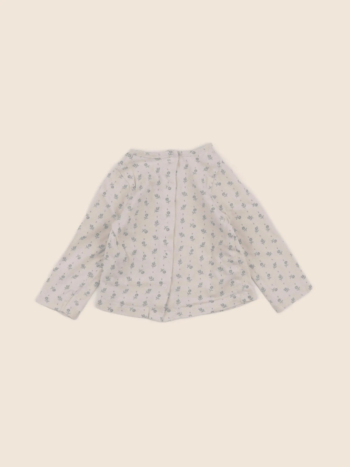 Vertbaudet - tee-shirt beige - 6 mois