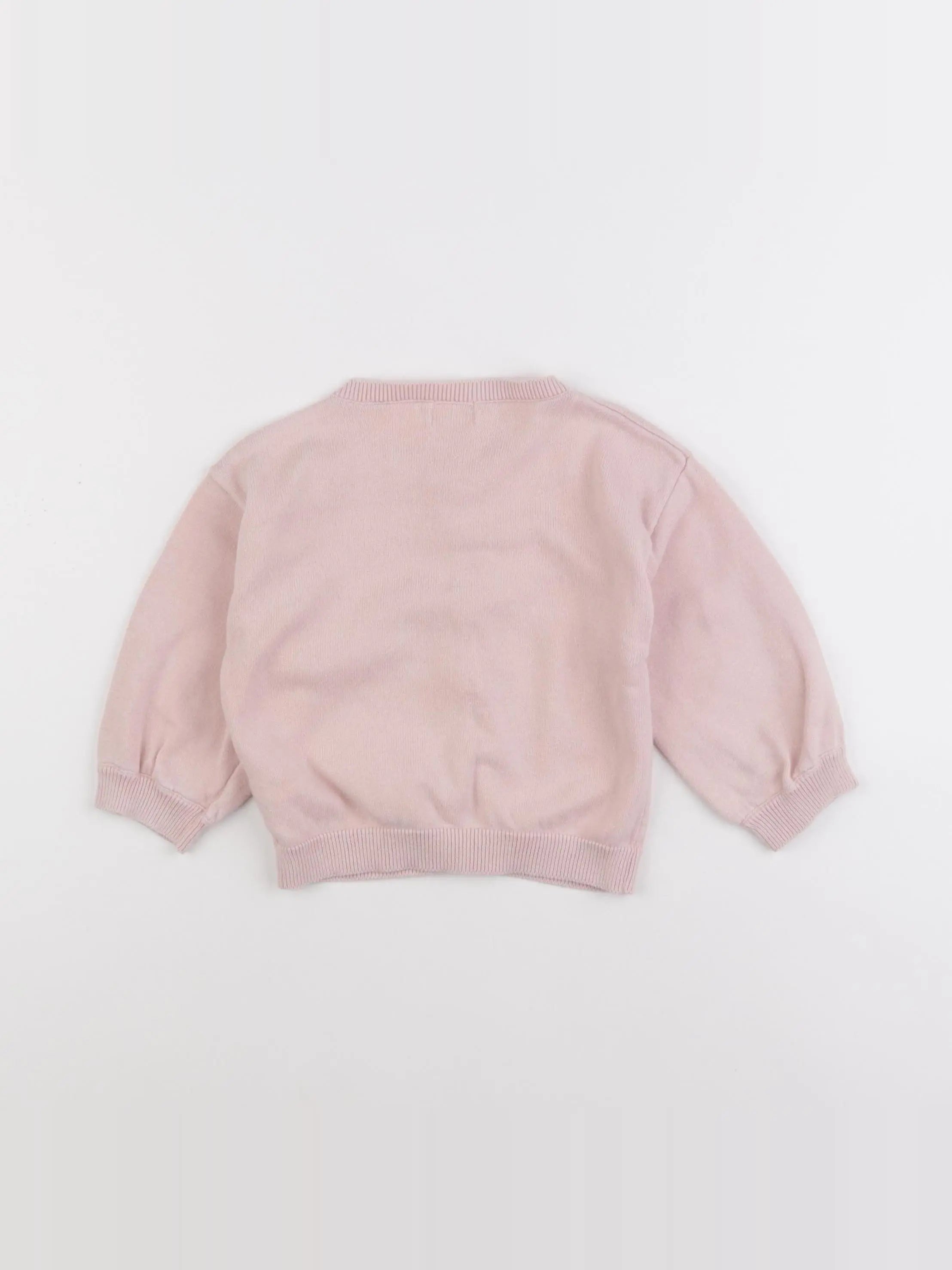 Vertbaudet - gilet rose - 24 mois