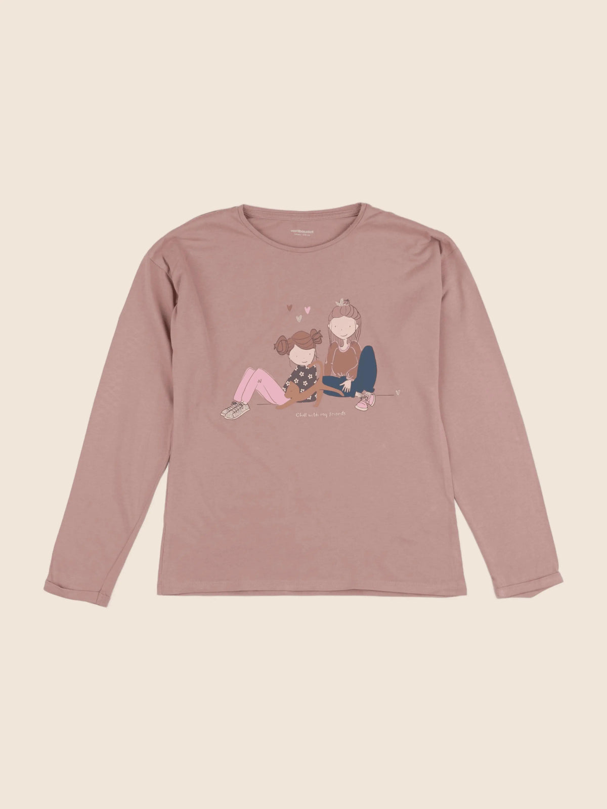 Vertbaudet - tee-shirt rose - 10 ans