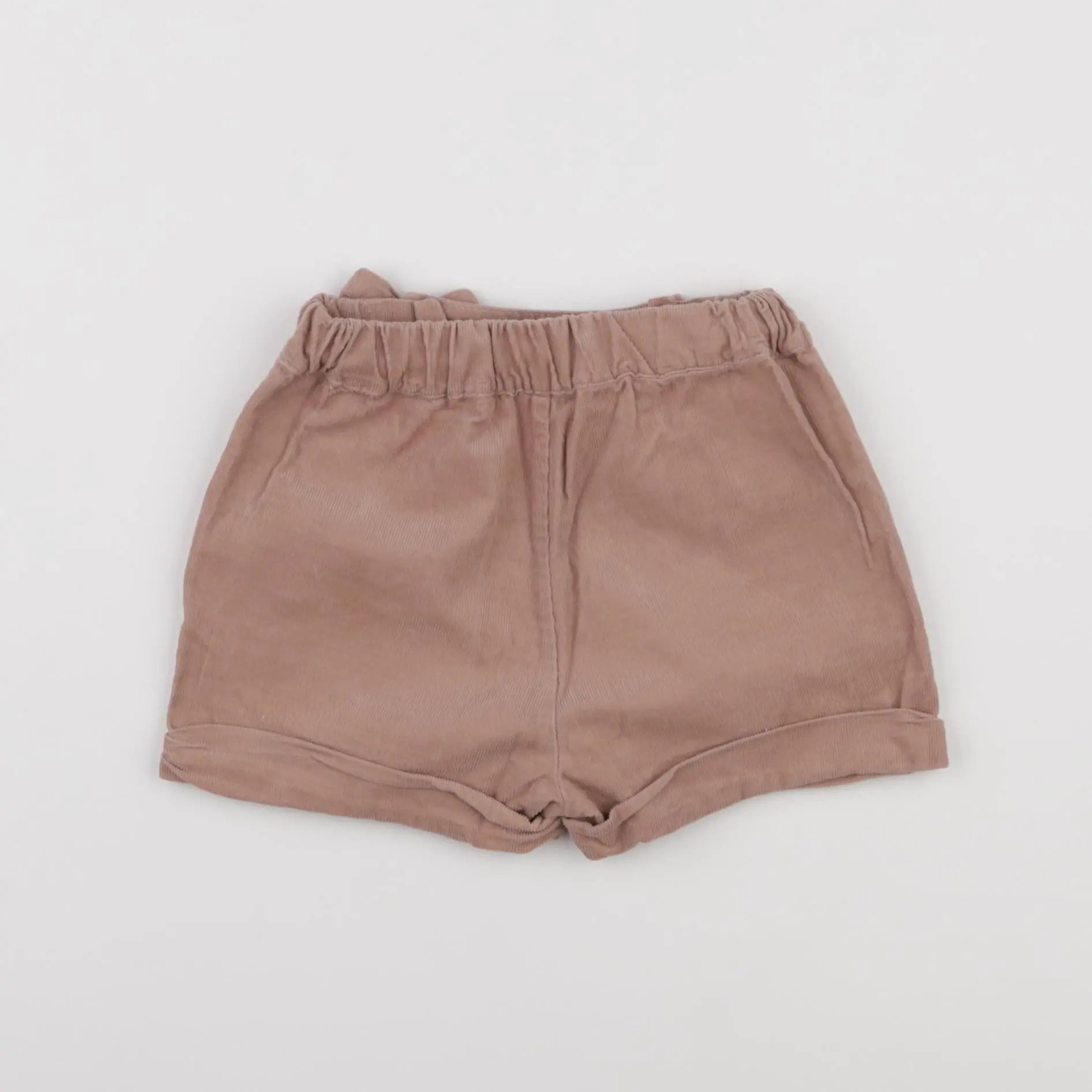 Vertbaudet - short marron - 18 mois