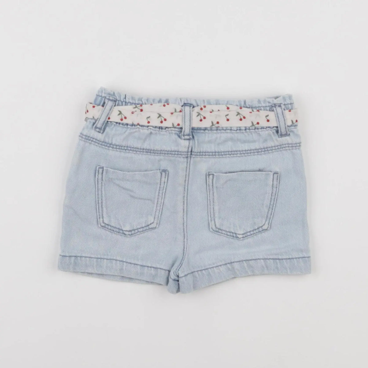 Vertbaudet - short bleu - 12 mois
