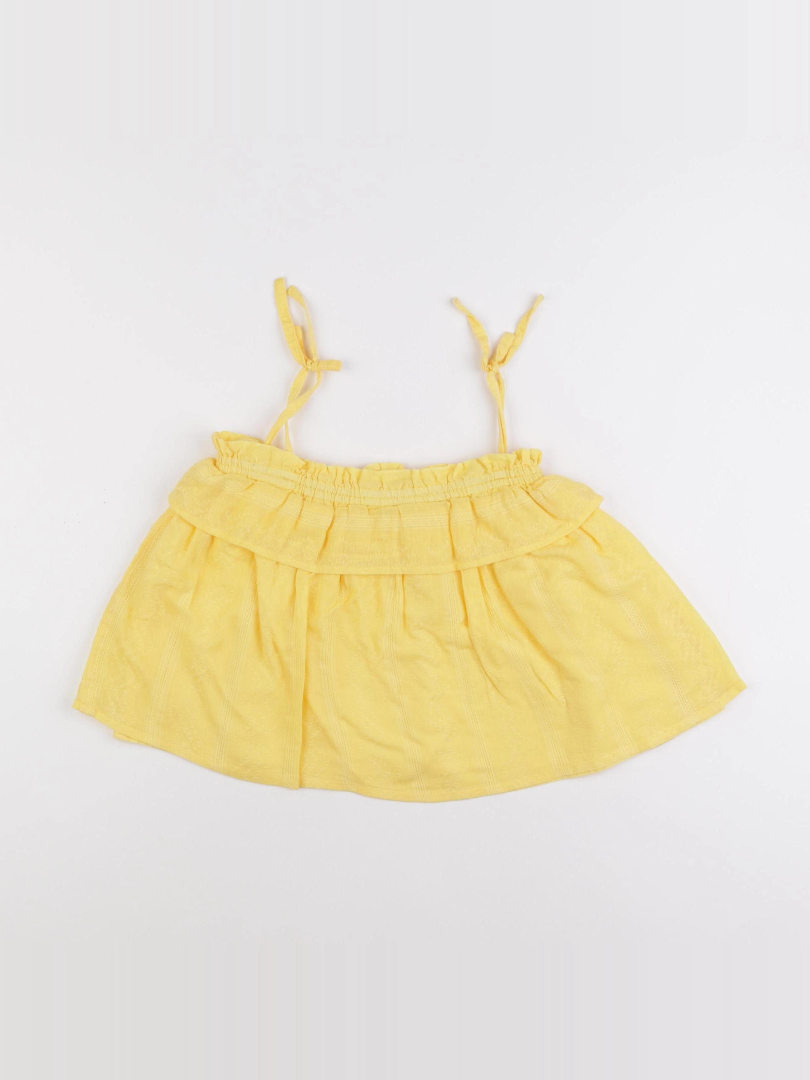 Monoprix - blouse jaune - 5 ans