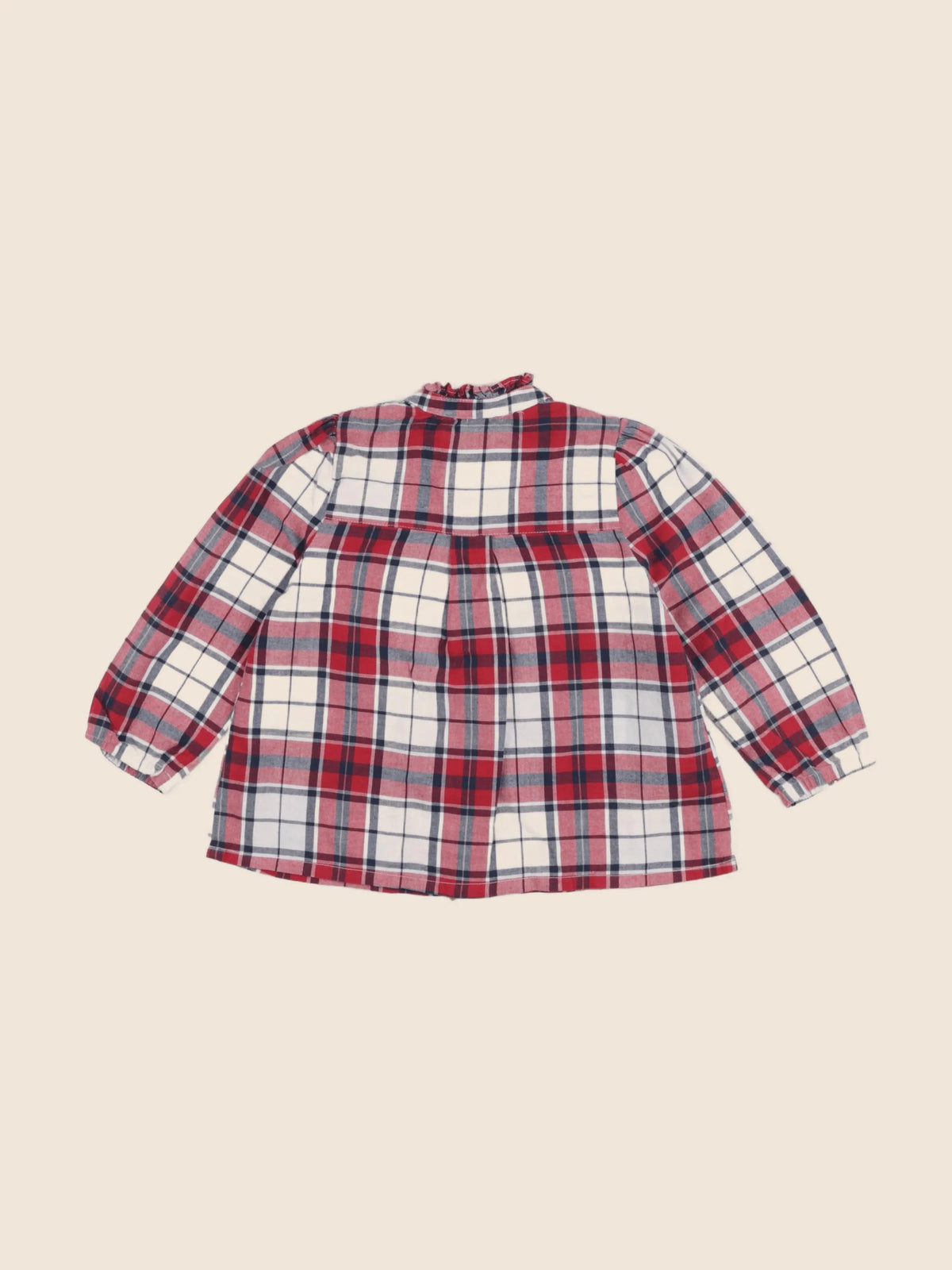 Monoprix - blouse rouge - 3 ans