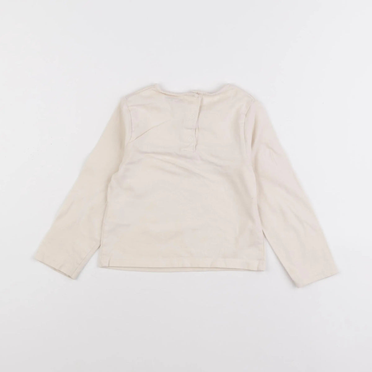 Vertbaudet - tee-shirt blanc - 2 ans