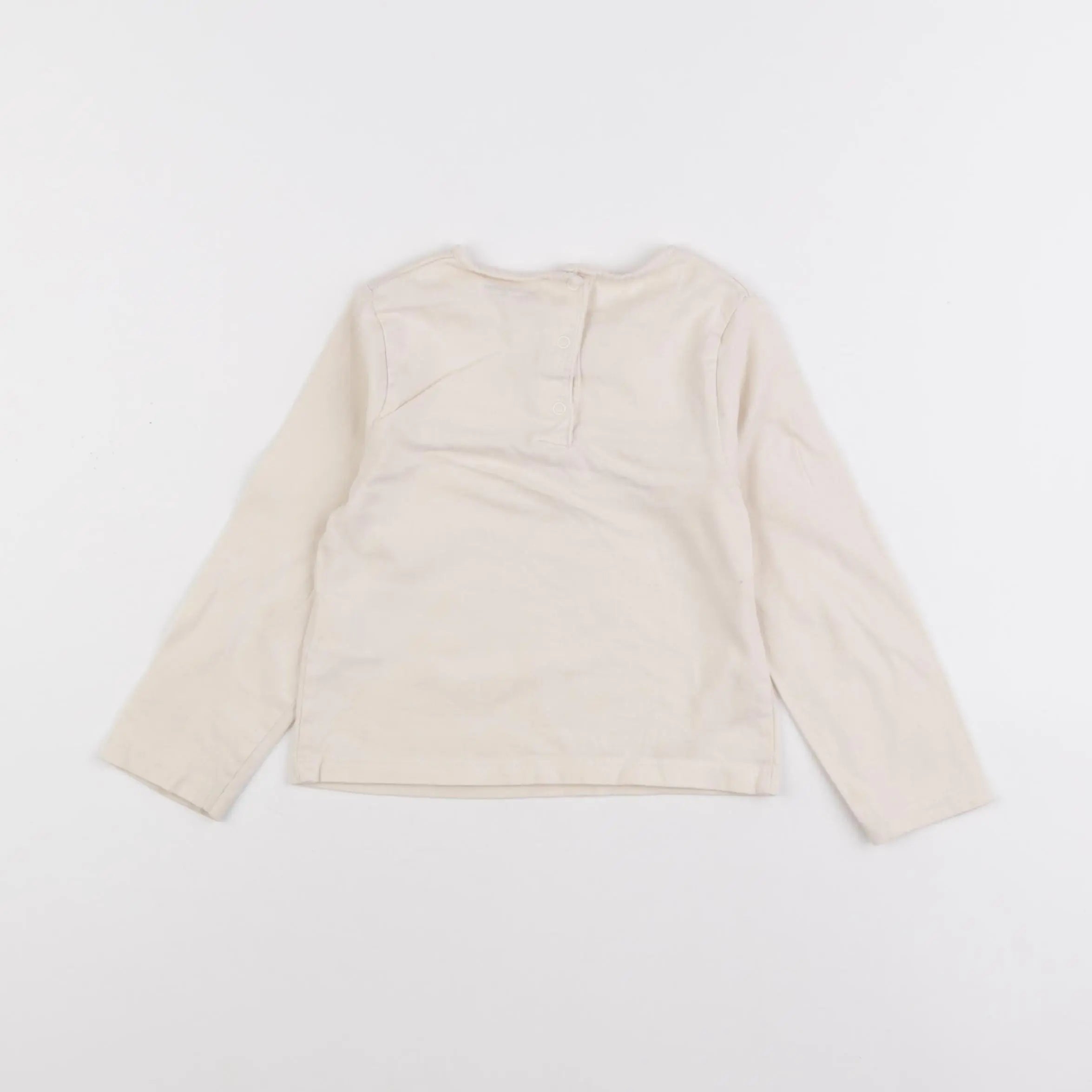 Vertbaudet - tee-shirt blanc - 2 ans