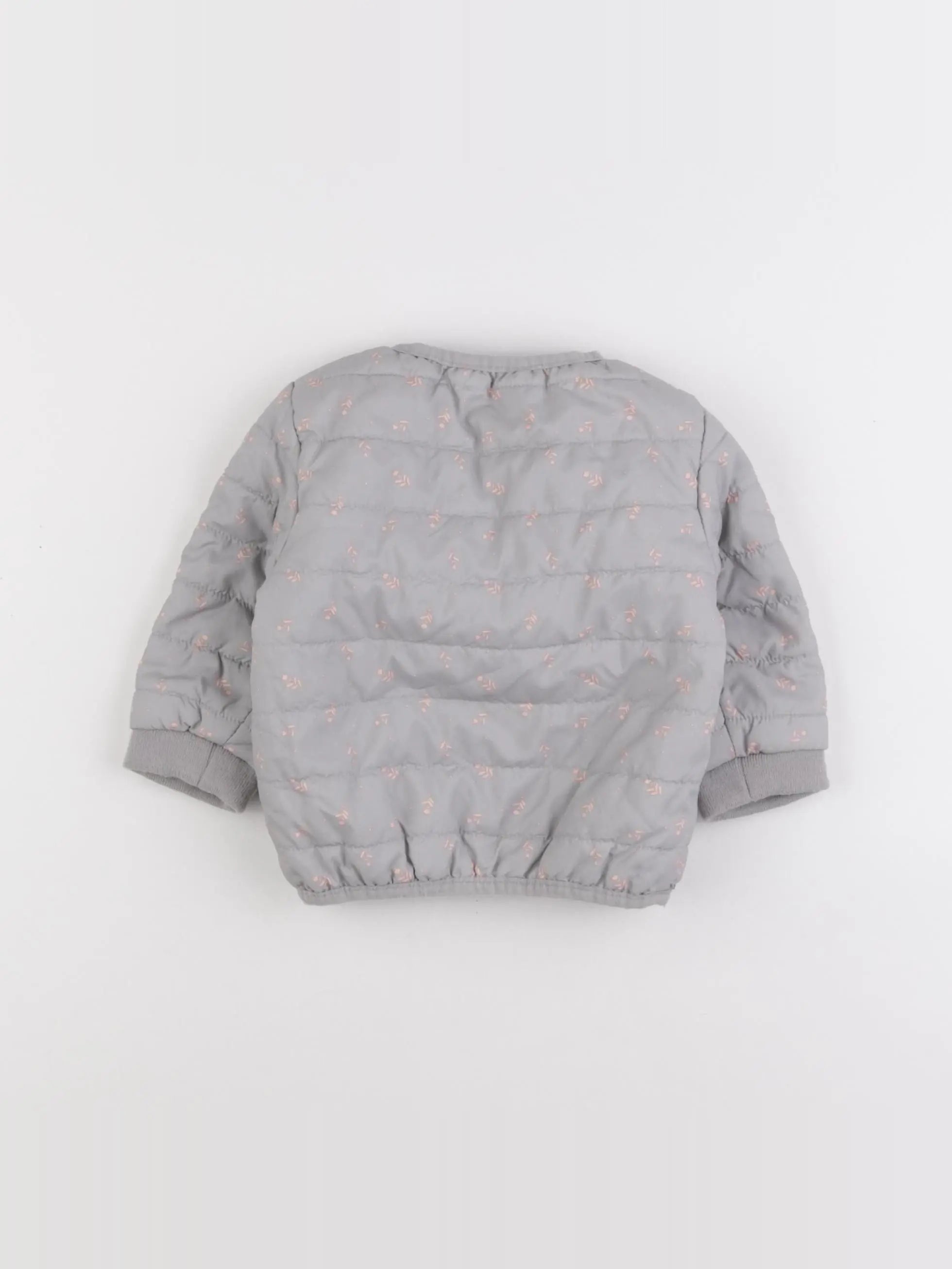 Vertbaudet - doudoune gris - 12 mois