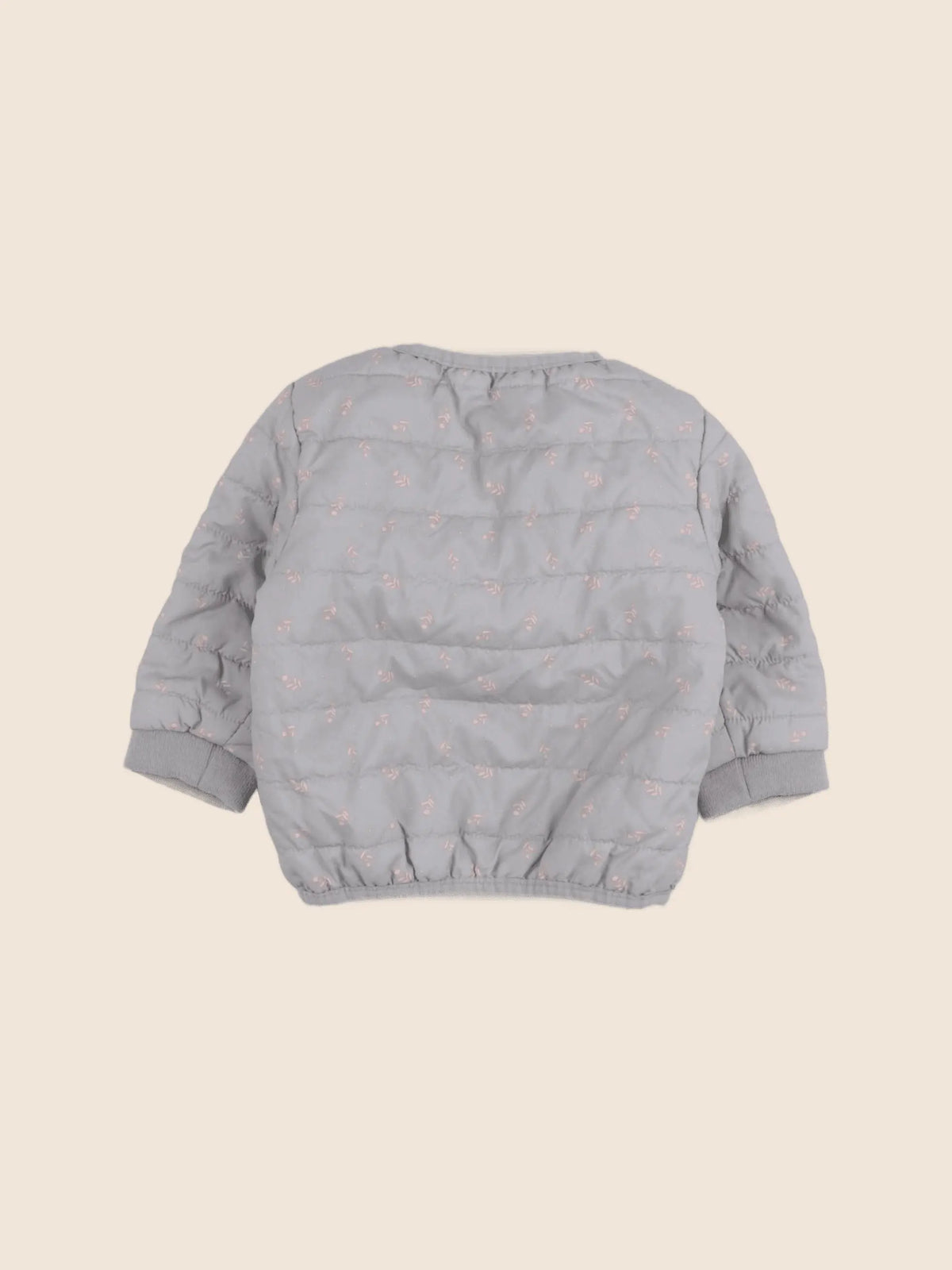 Vertbaudet - doudoune gris - 12 mois