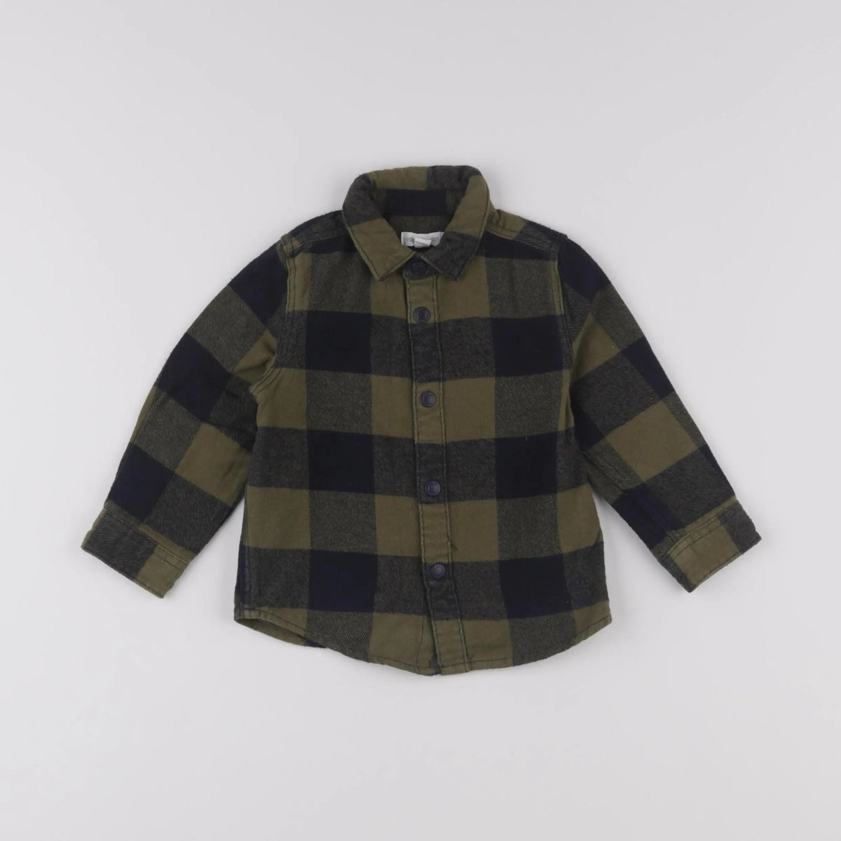 Vertbaudet - chemise vert - 2 ans