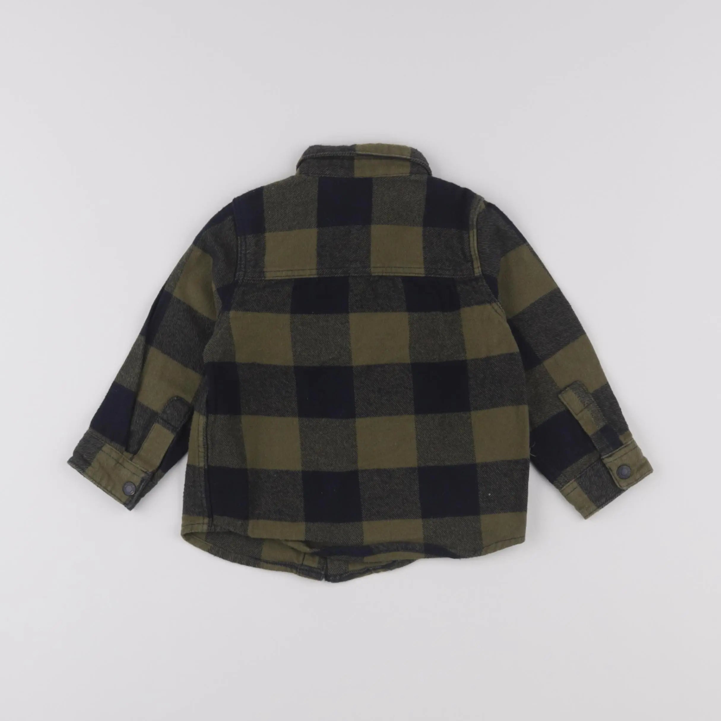 Vertbaudet - chemise vert - 2 ans