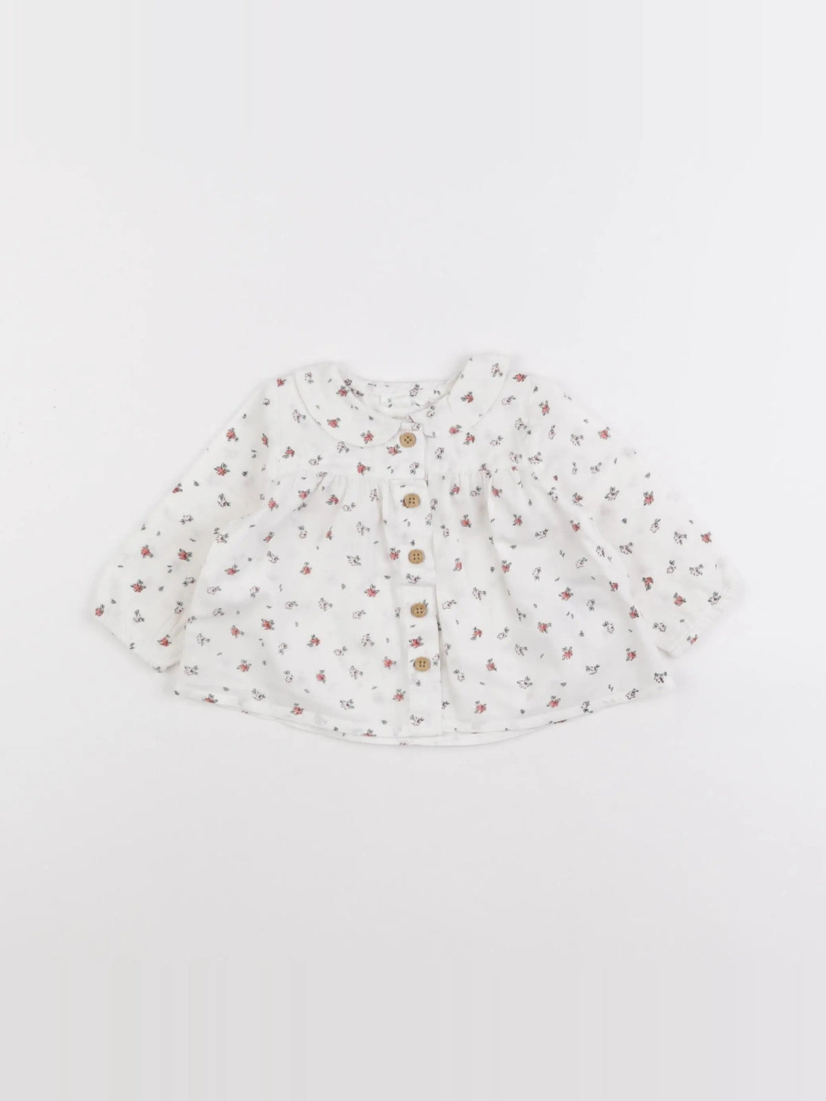 Vertbaudet - blouse blanc - 1 mois