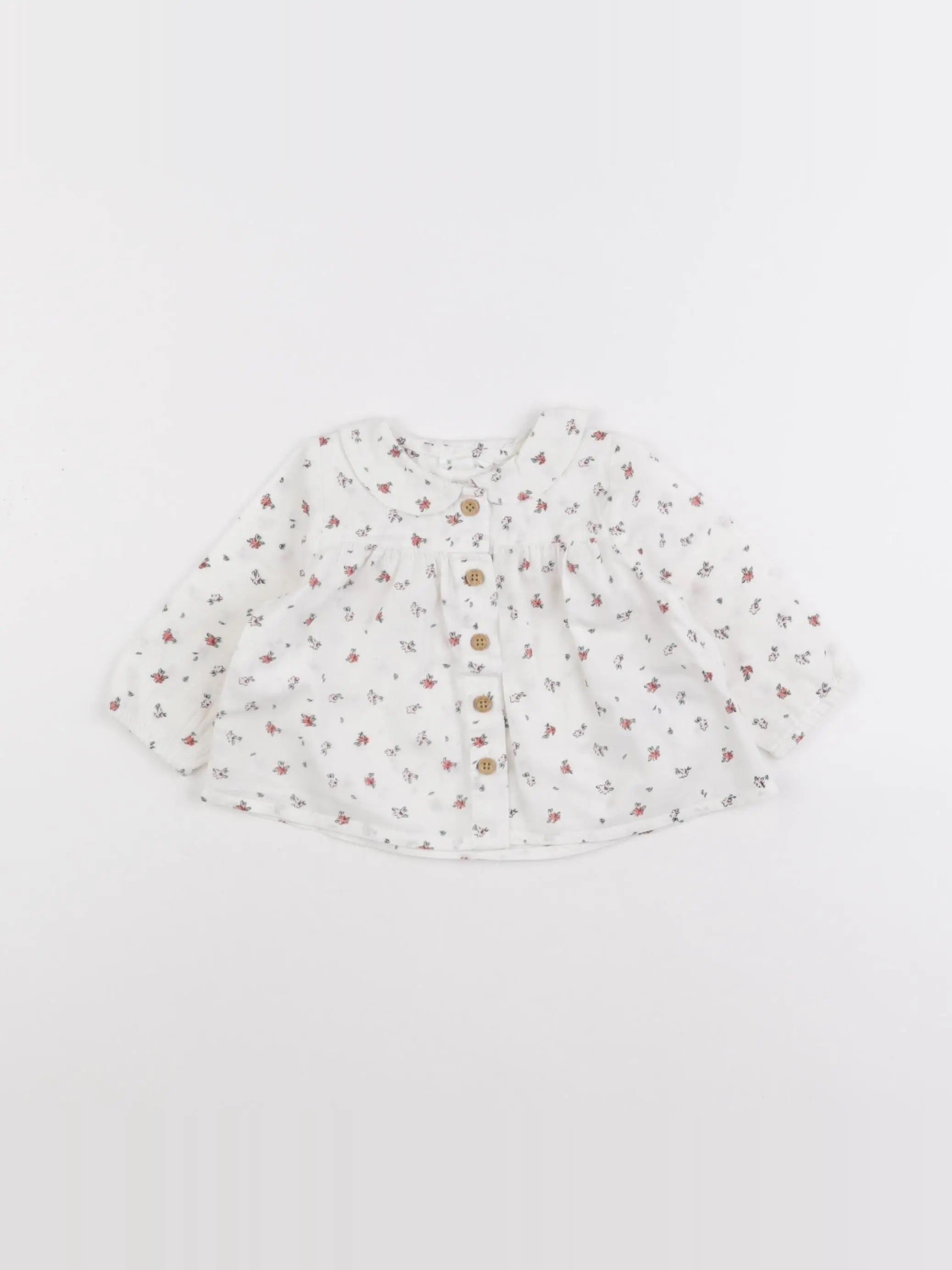 Vertbaudet - blouse blanc - 1 mois