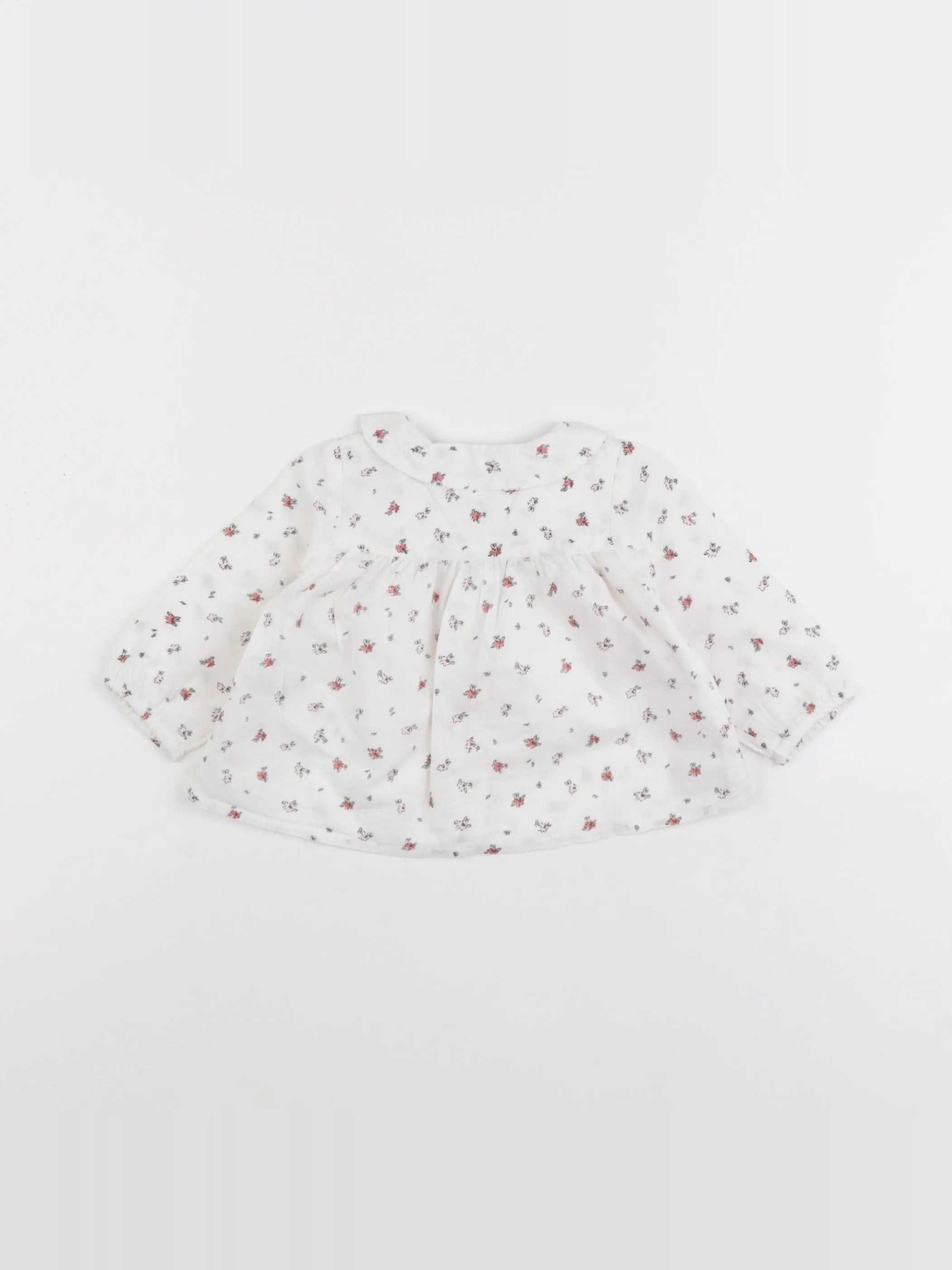 Vertbaudet - blouse blanc - 1 mois