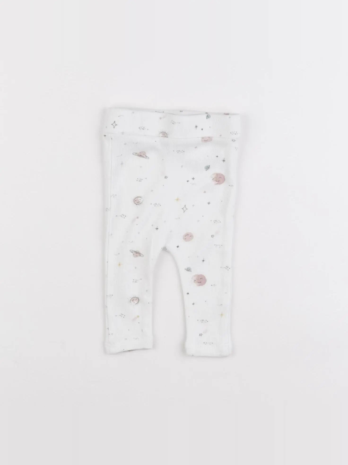 Vertbaudet - legging blanc - 1 mois