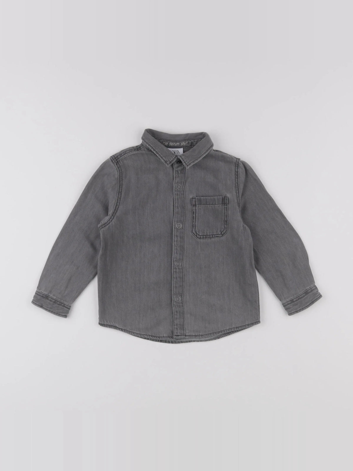 Zara - chemise gris - 18/24 mois