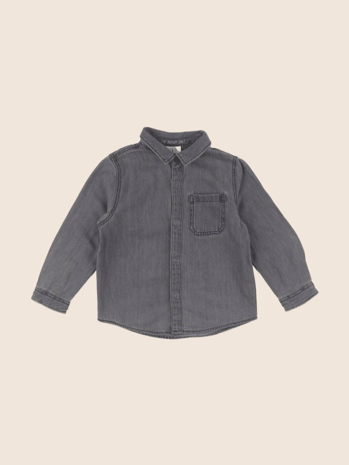 Zara - chemise gris - 18/24 mois