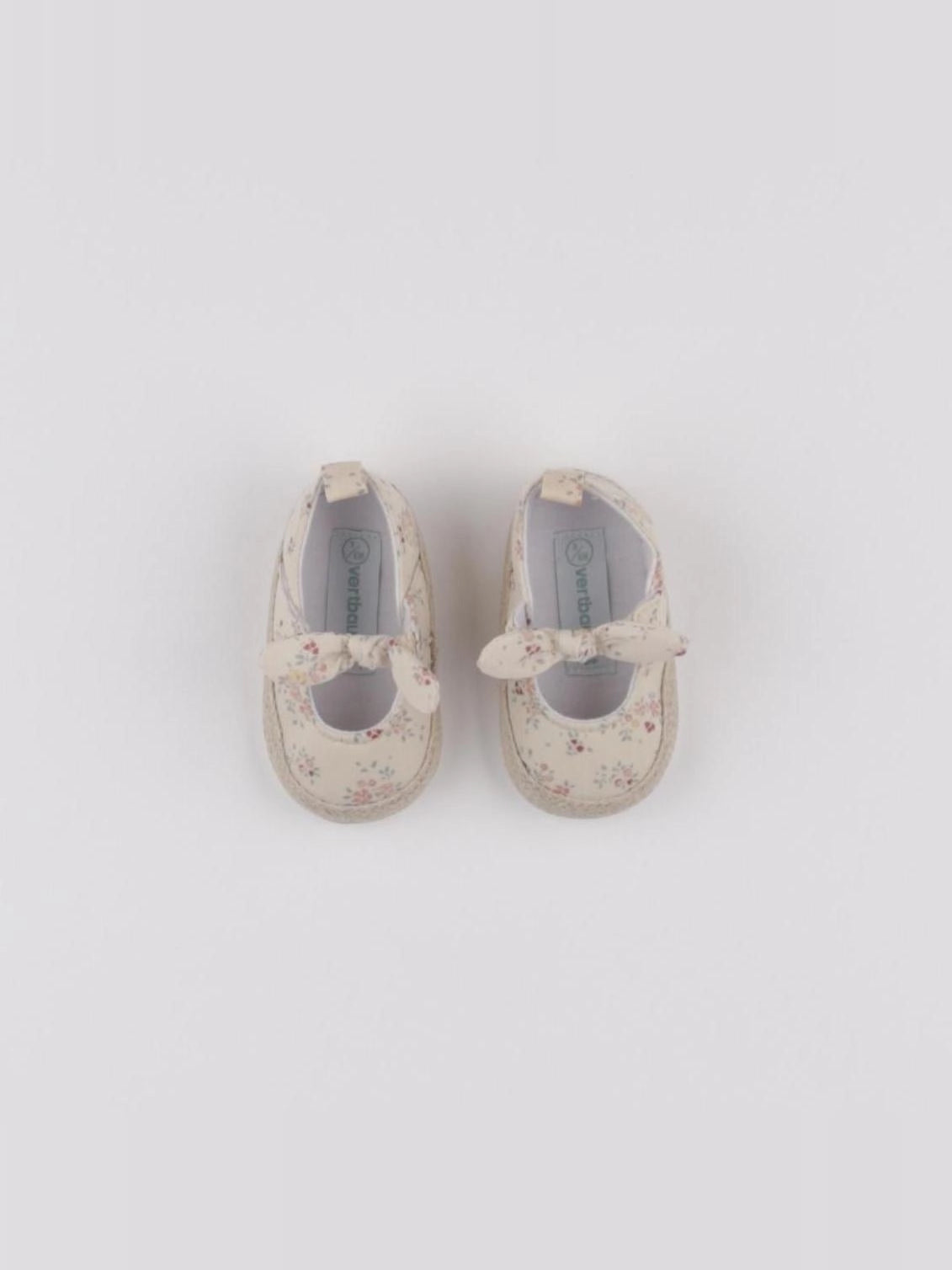 Vertbaudet - chaussons beige - 3/6 mois