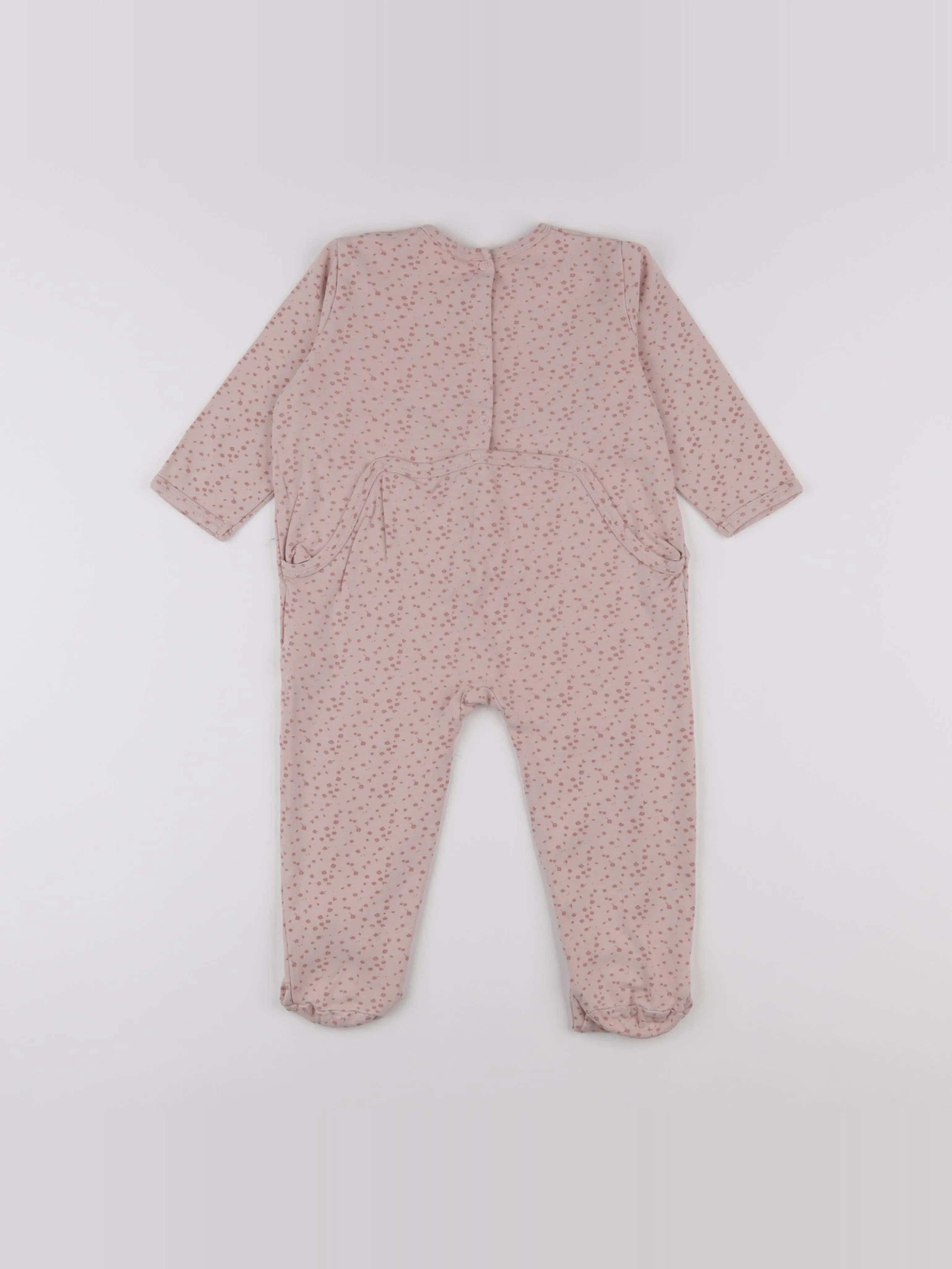 Vertbaudet - pyjama coton rose - 24 mois