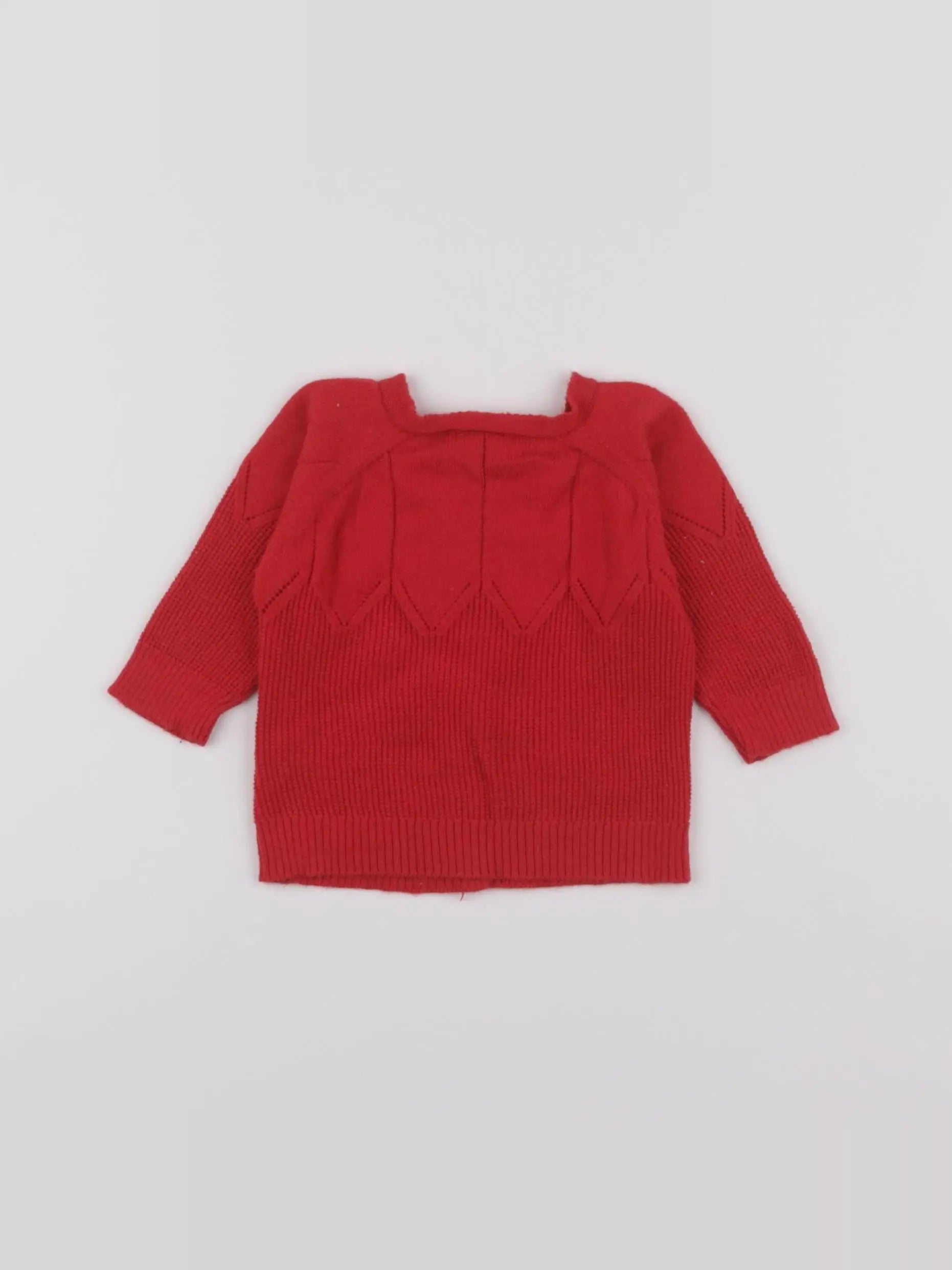 Boutchou - gilet rouge - 1 mois