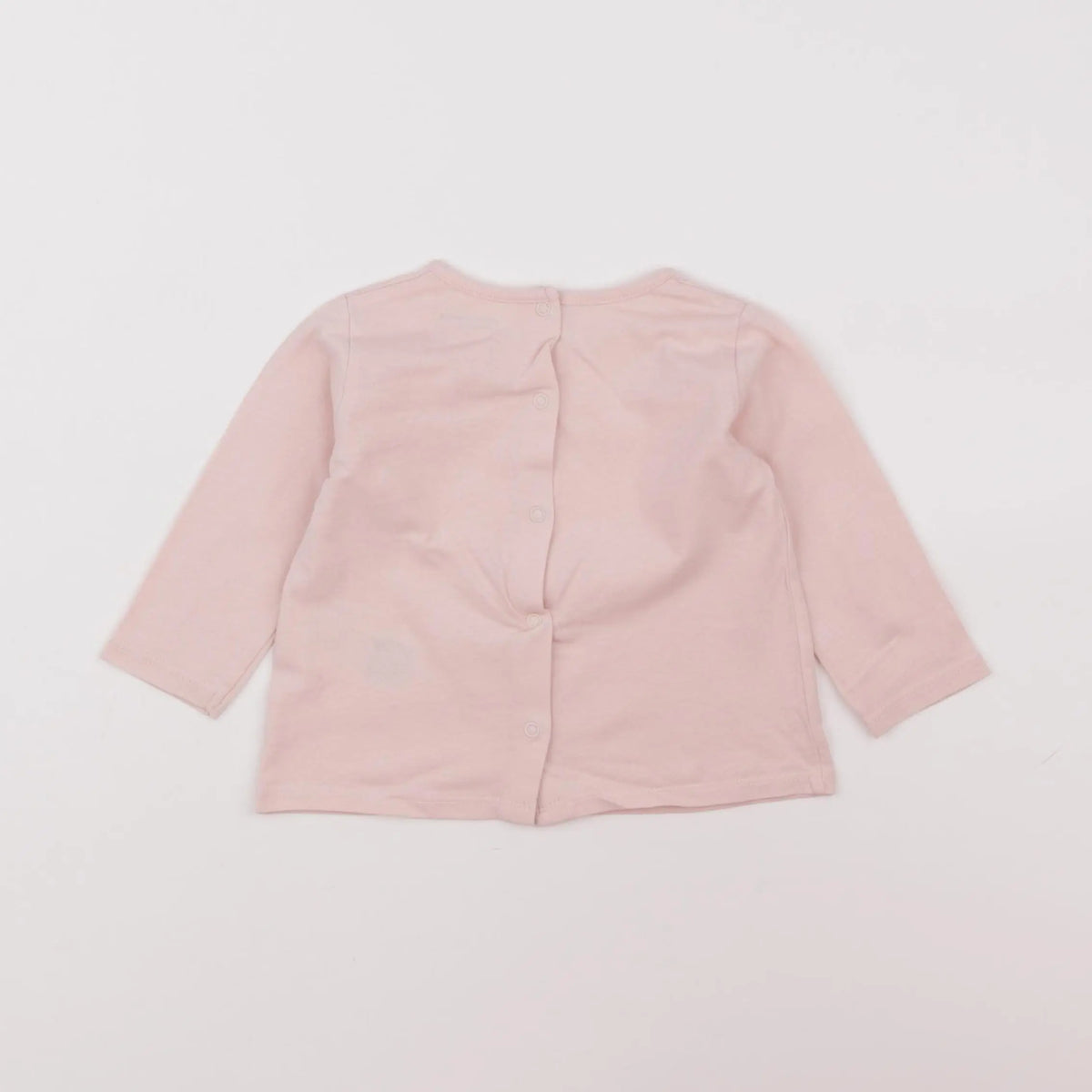 Vertbaudet - tee-shirt rose - 9 mois