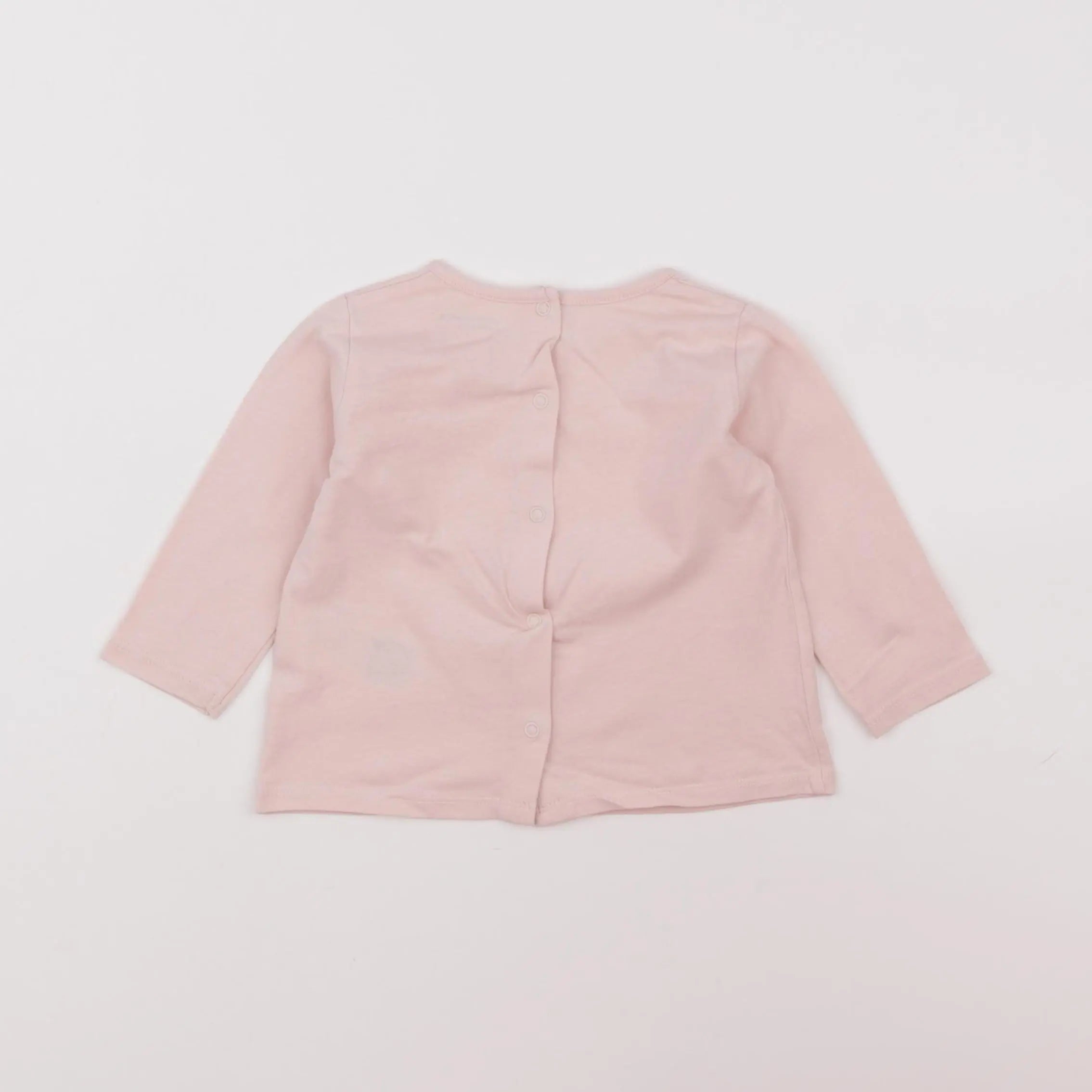 Vertbaudet - tee-shirt rose - 9 mois