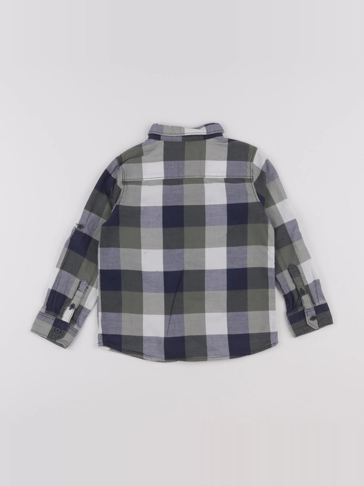 Okaidi - chemise bleu, vert - 3 ans