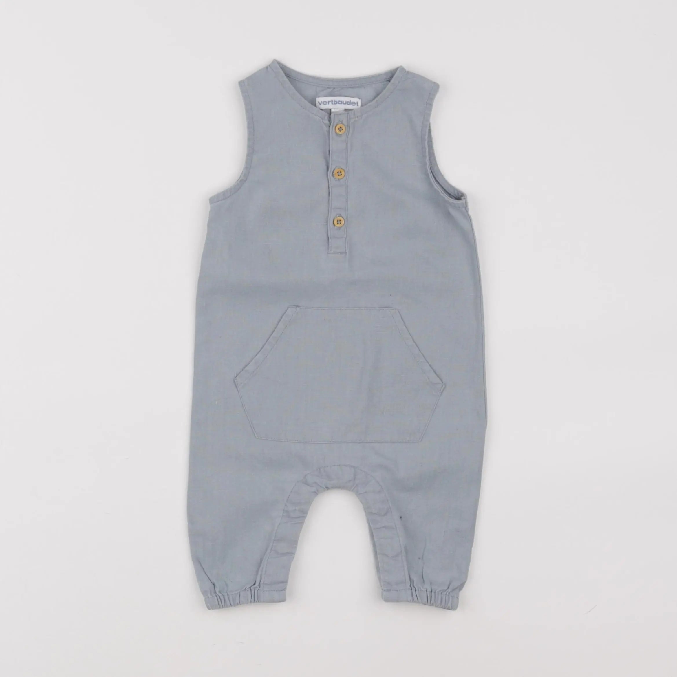 Vertbaudet - combinaison bleu - 3 mois