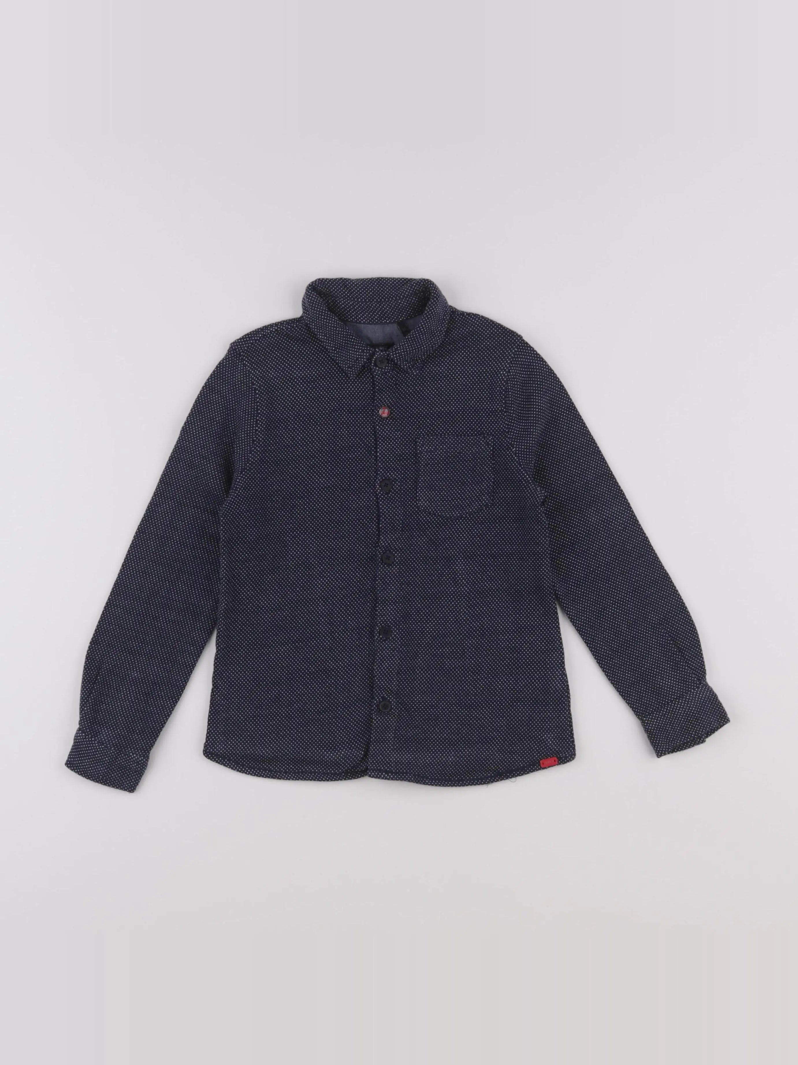 IKKS - chemise bleu, blanc - 4 ans