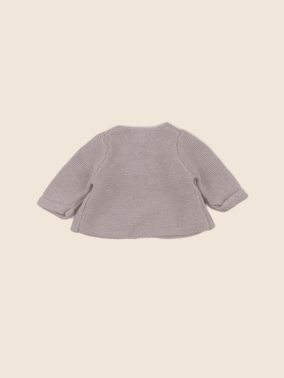Vertbaudet - gilet taupe - 6 mois