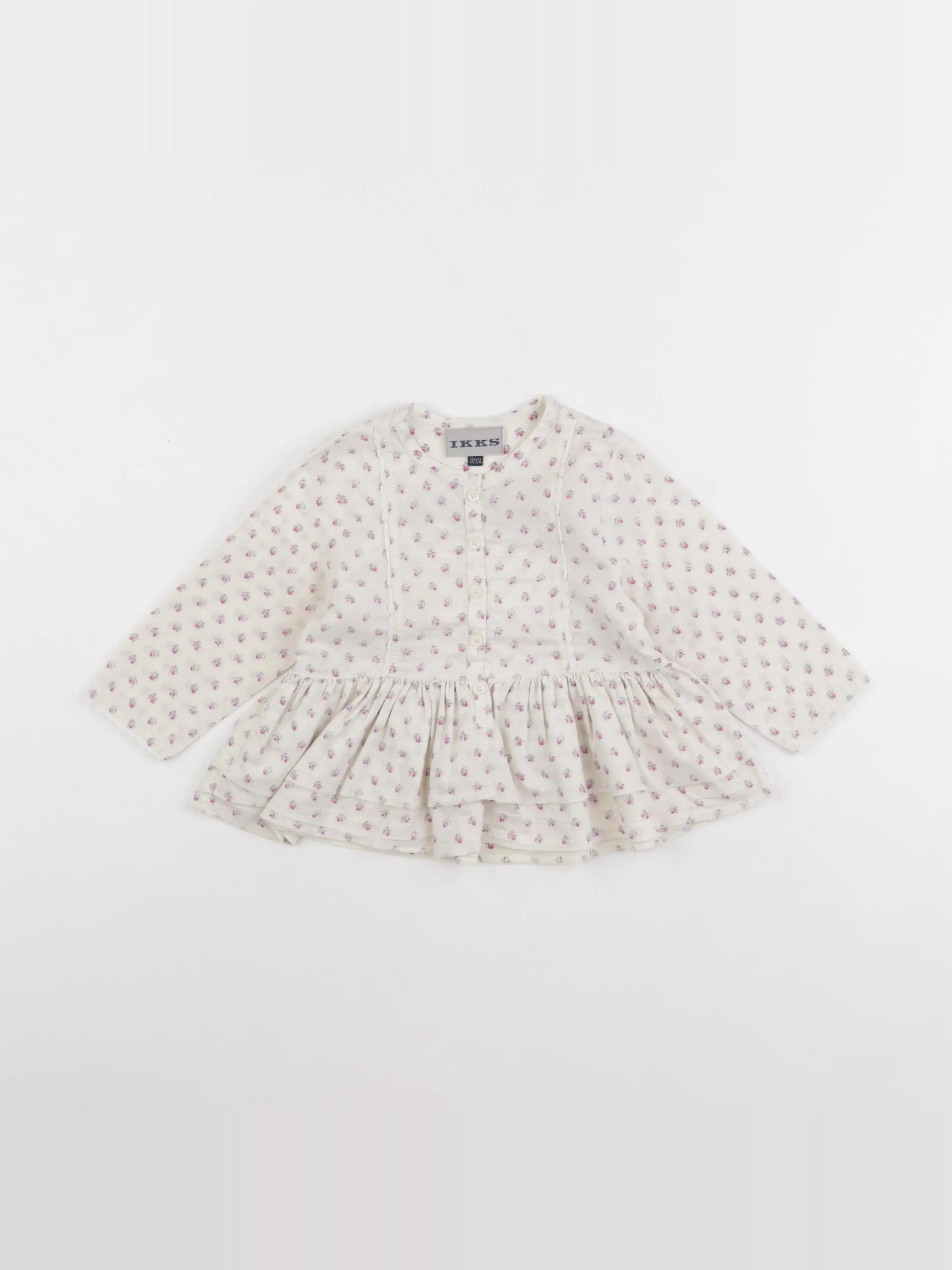 IKKS - blouse beige - 12 mois
