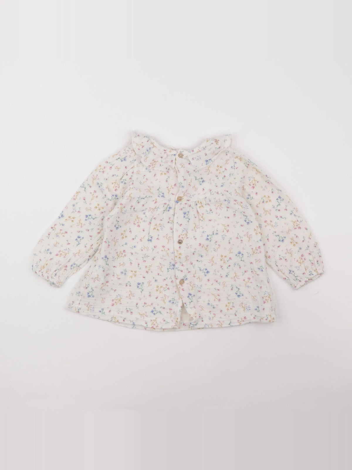 Zara - blouse beige - 9/12 mois