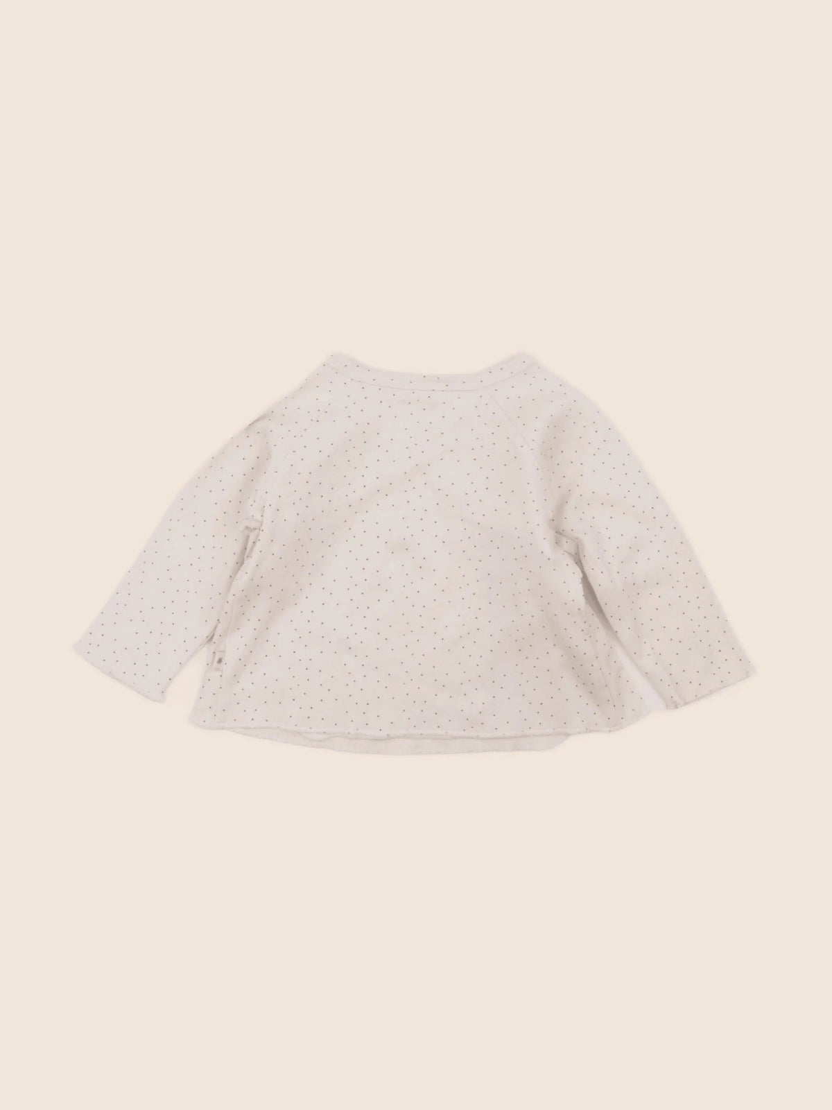 Vertbaudet - tee-shirt beige - 12 mois