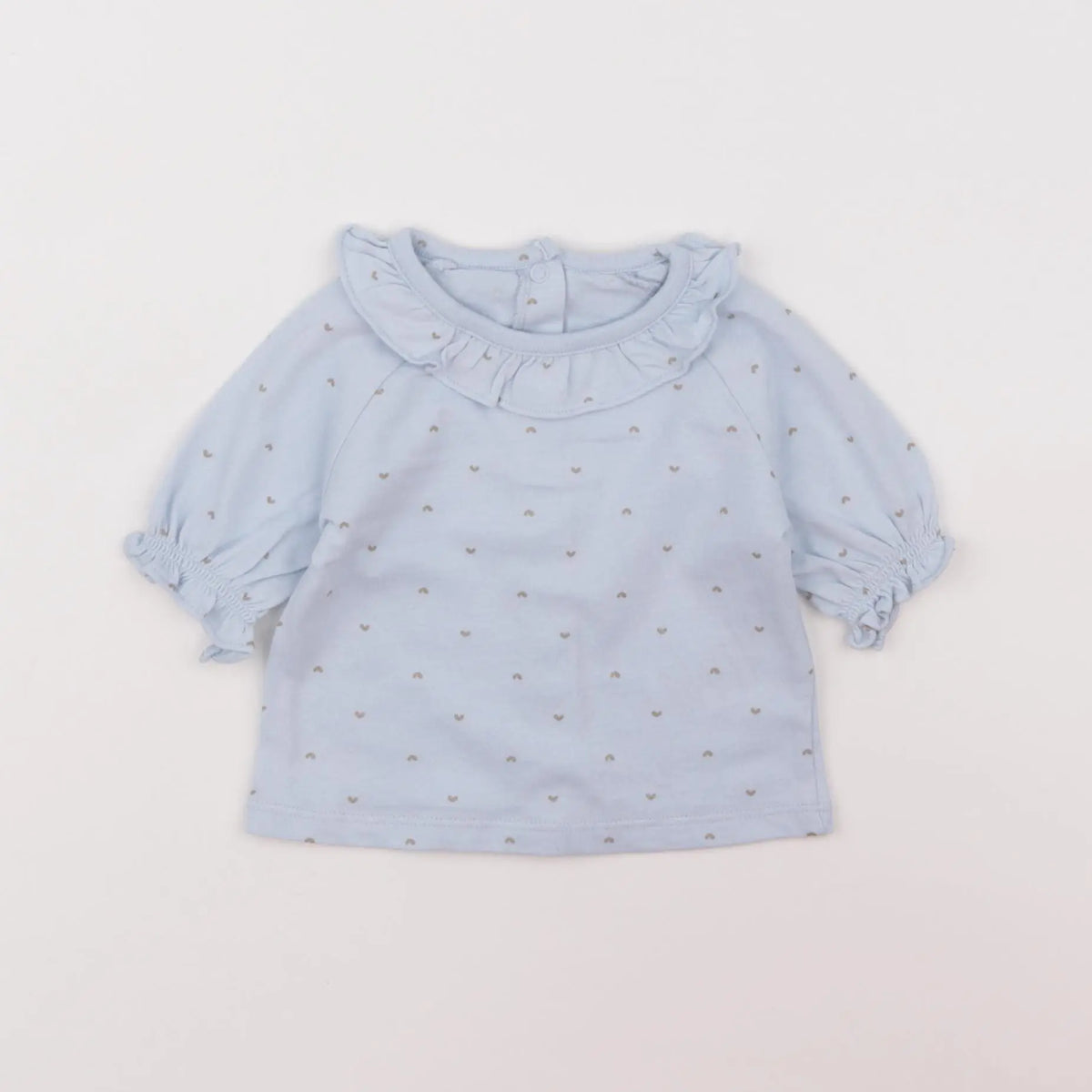 Vertbaudet - tee-shirt bleu - 6 mois