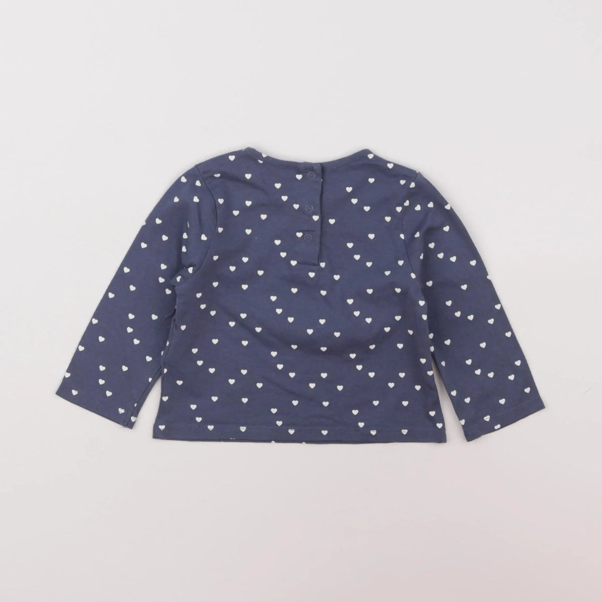 Vertbaudet - tee-shirt bleu - 12 mois