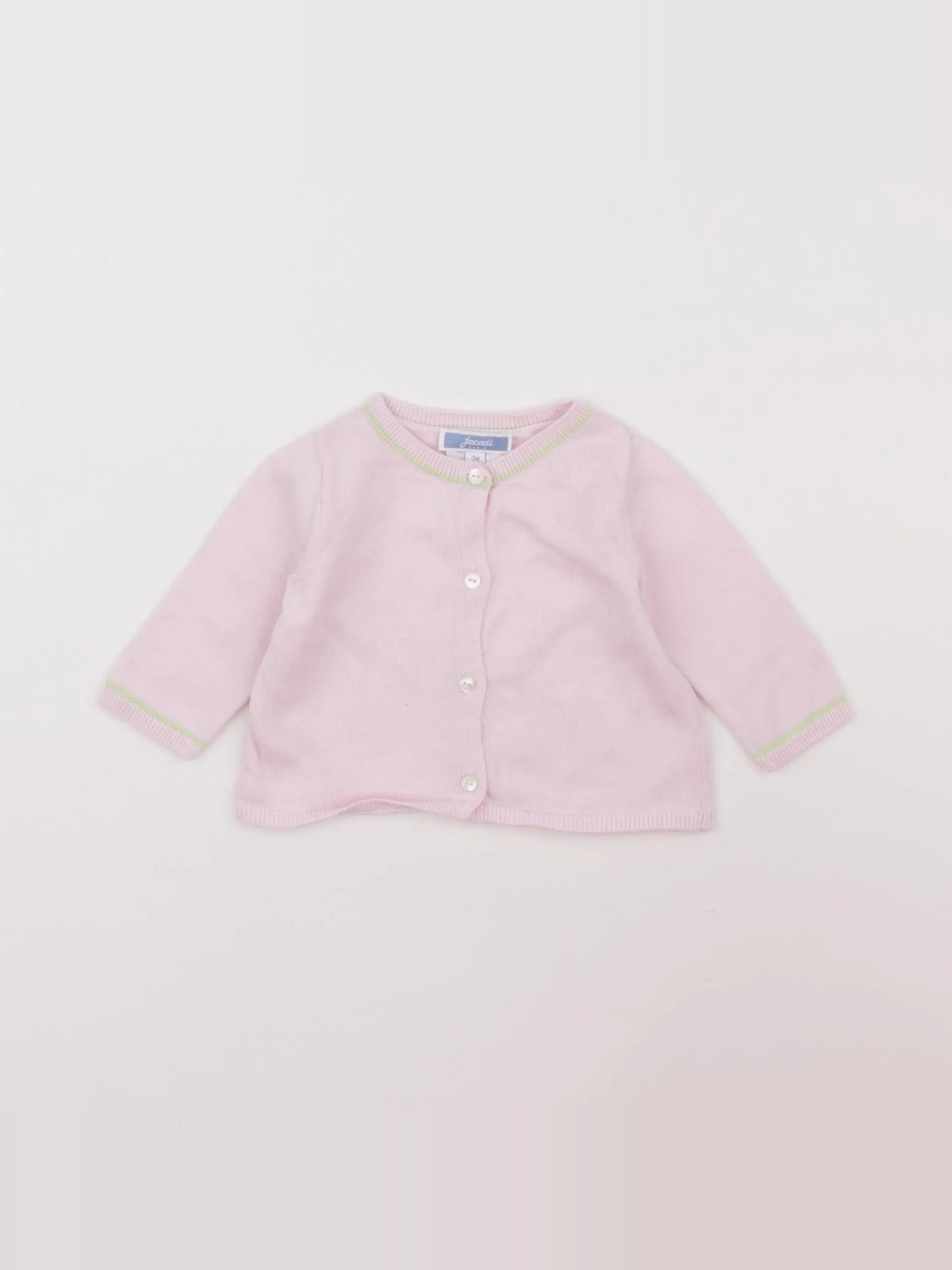 Jacadi - gilet rose - 3 mois