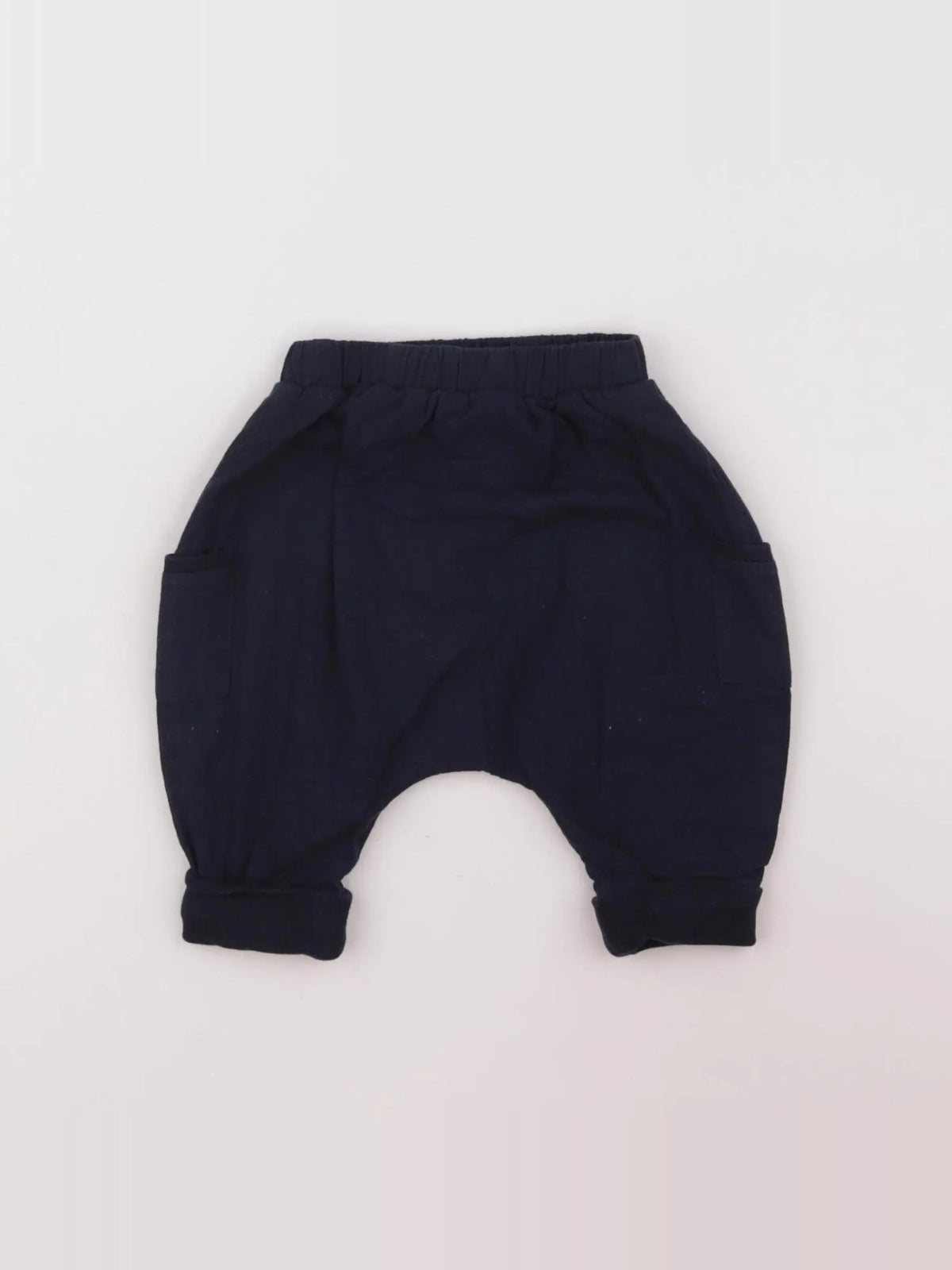 Boutchou - sarouel doublé bleu - 3 mois