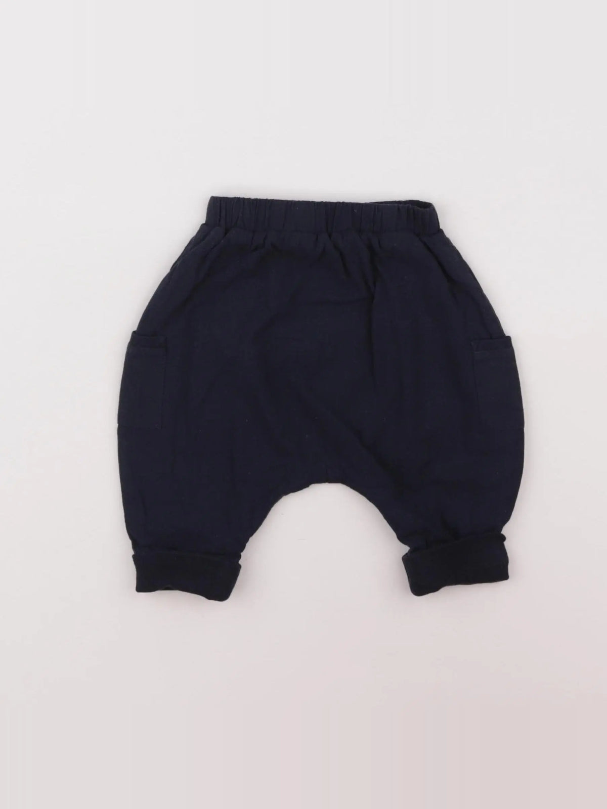 Boutchou - sarouel doublé bleu - 3 mois