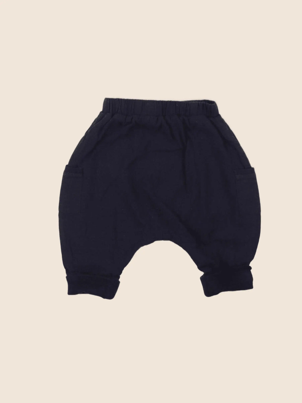 Boutchou - sarouel doublé bleu - 3 mois