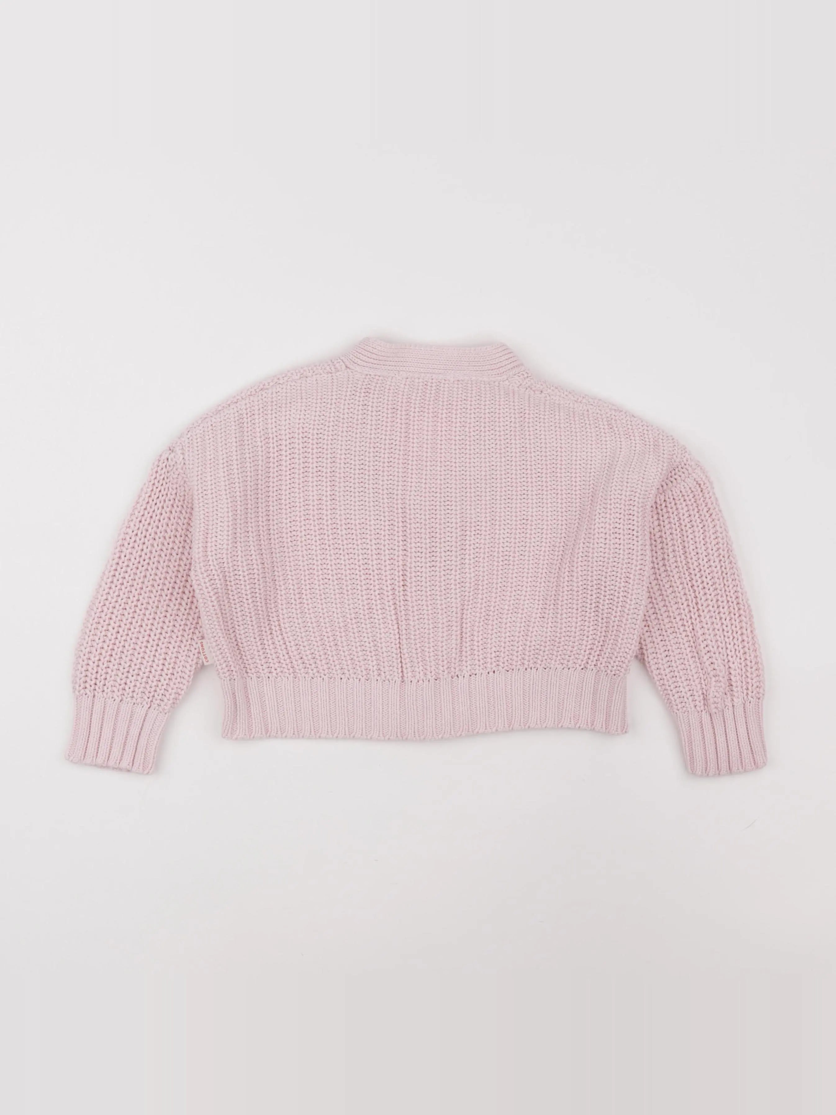 Tiny Cottons - gilet rose - 2 ans