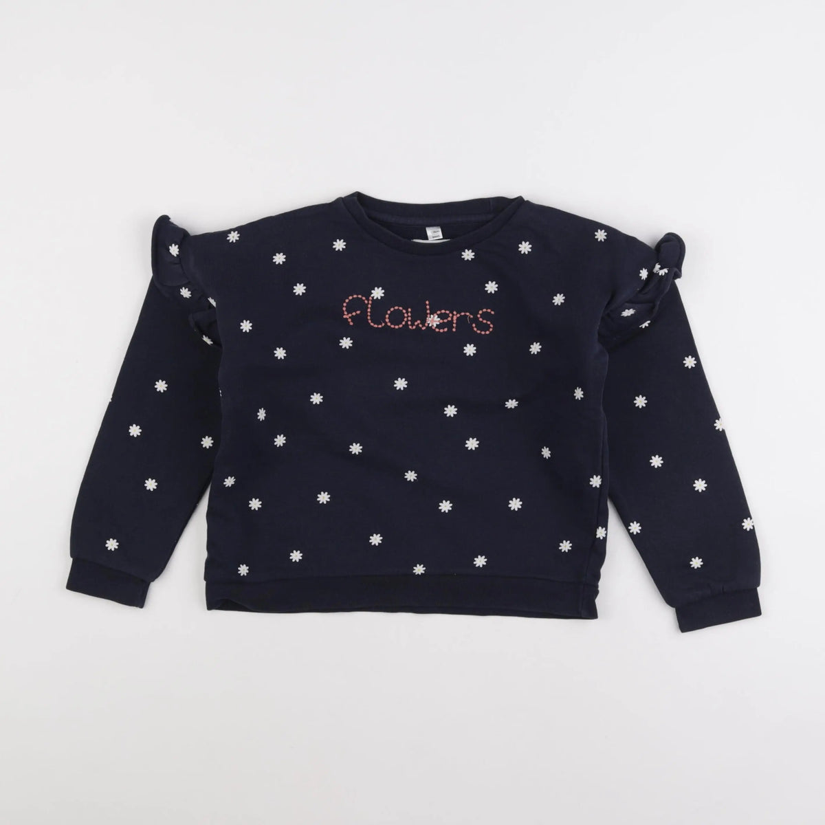 Vertbaudet - sweat bleu - 8 ans