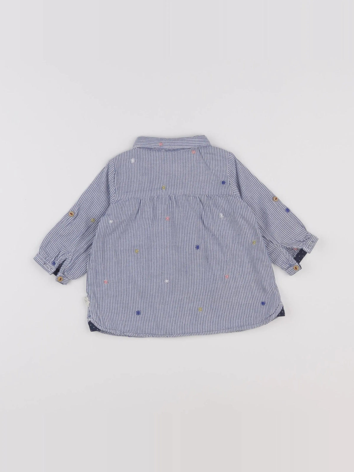 Zara - robe bleu - 3/6 mois