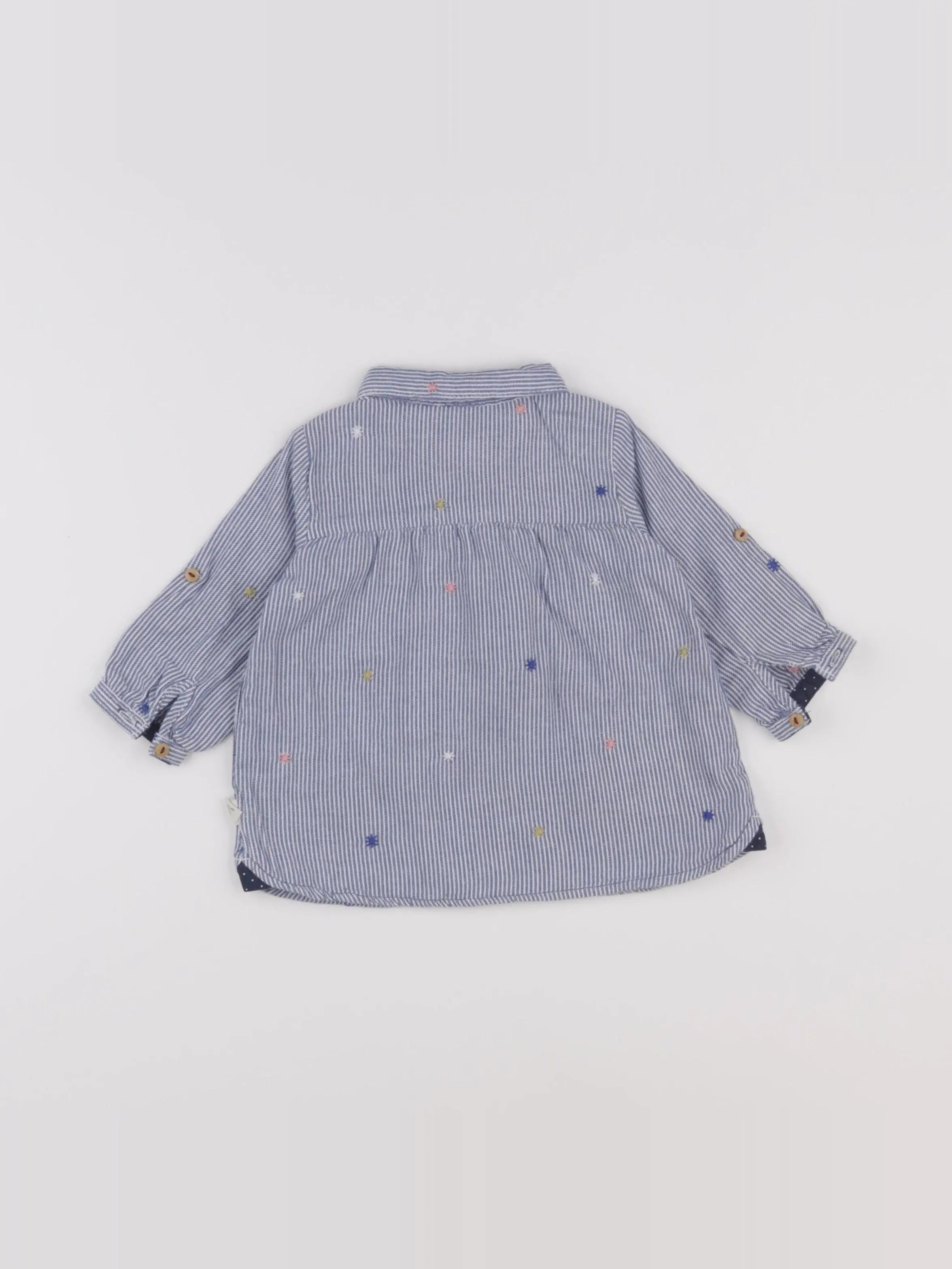 Zara - robe bleu - 3/6 mois