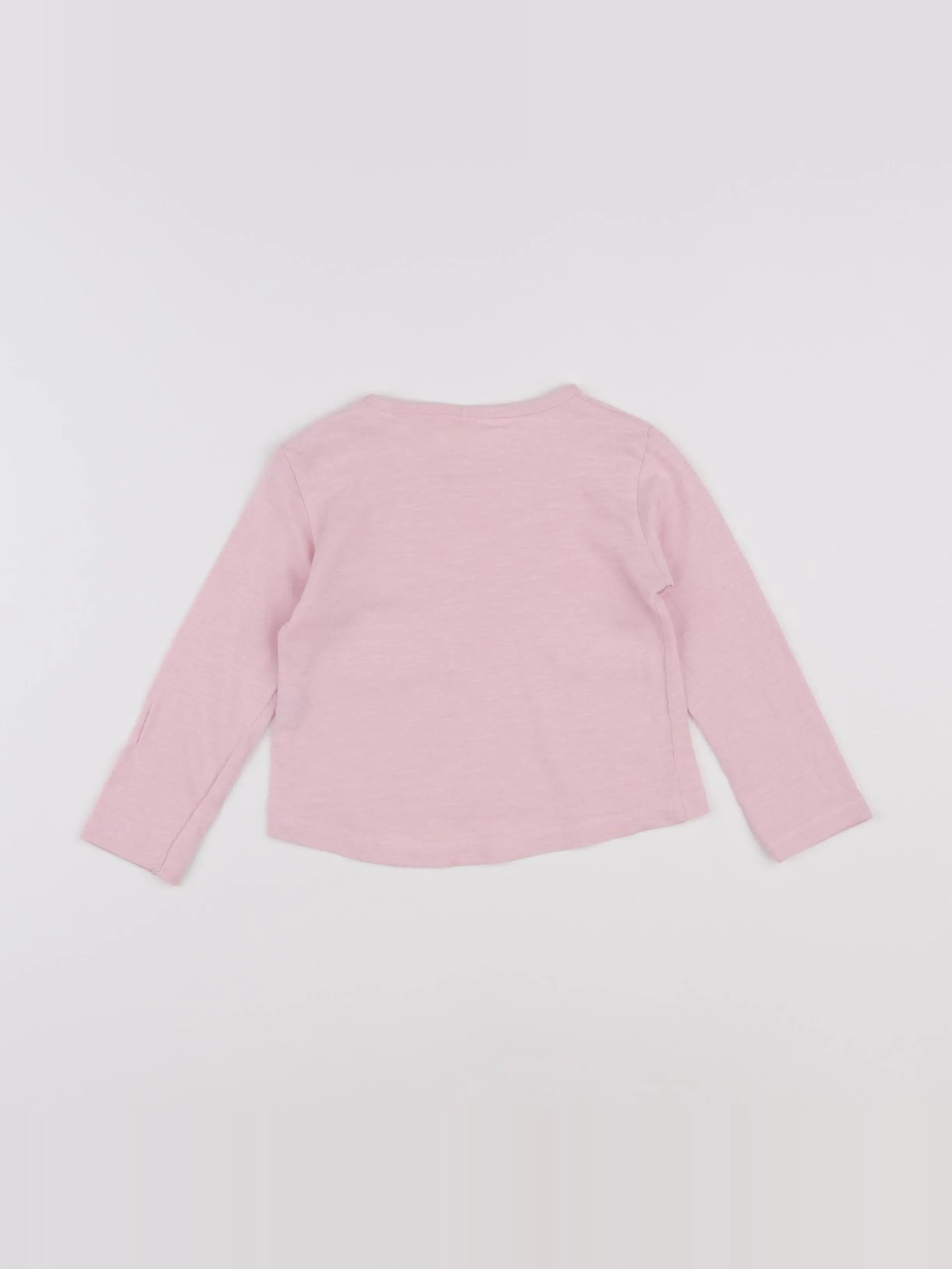 Zara - tee-shirt rose - 3/6 mois
