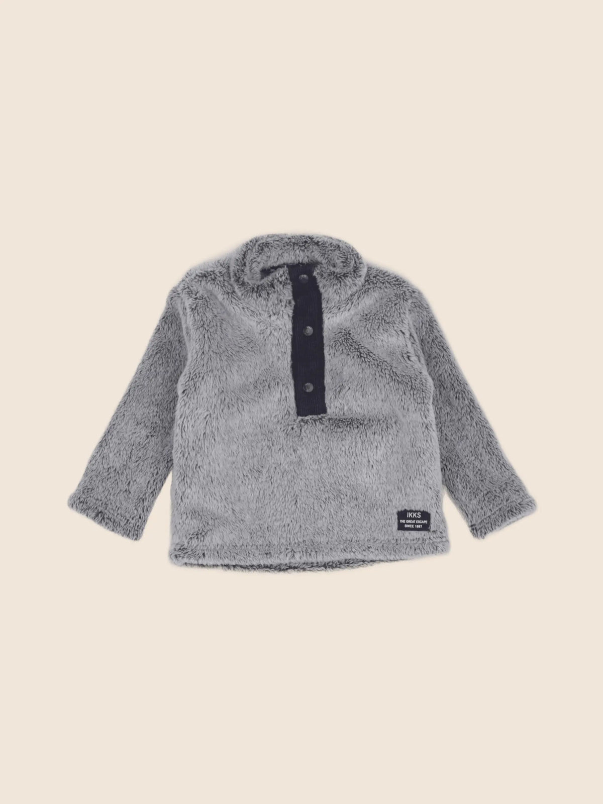 IKKS - sweat imprimé au dos gris - 6 mois