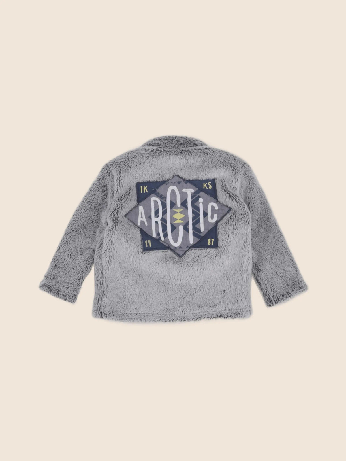 IKKS - sweat imprimé au dos gris - 6 mois