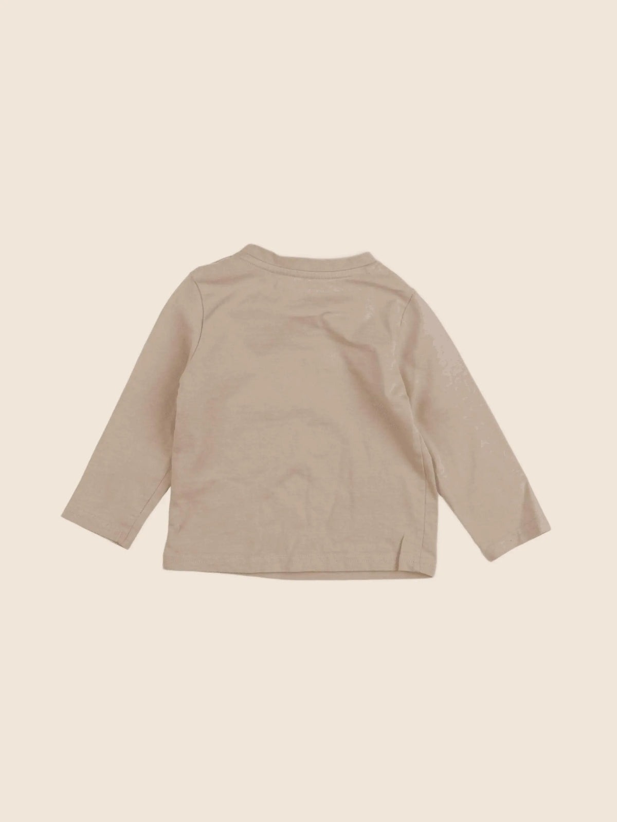 Vertbaudet - tee-shirt marron - 12 mois