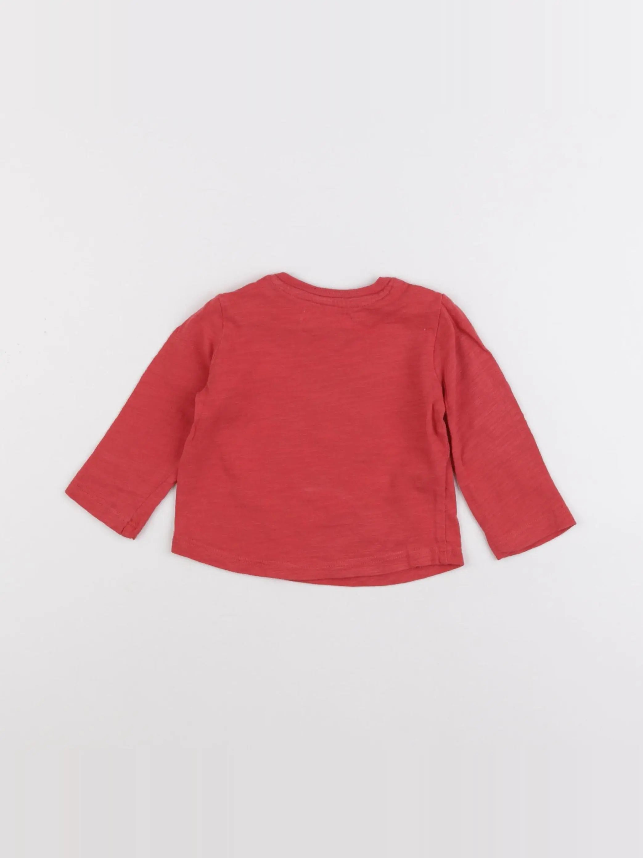 Mango - tee-shirt rouge - 6/9 mois