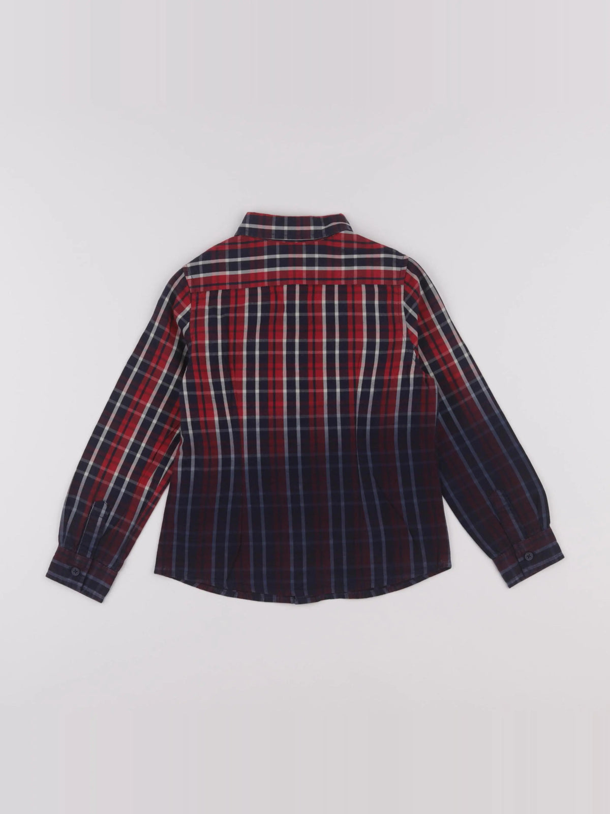 IKKS - chemise bleu, rouge - 5 ans